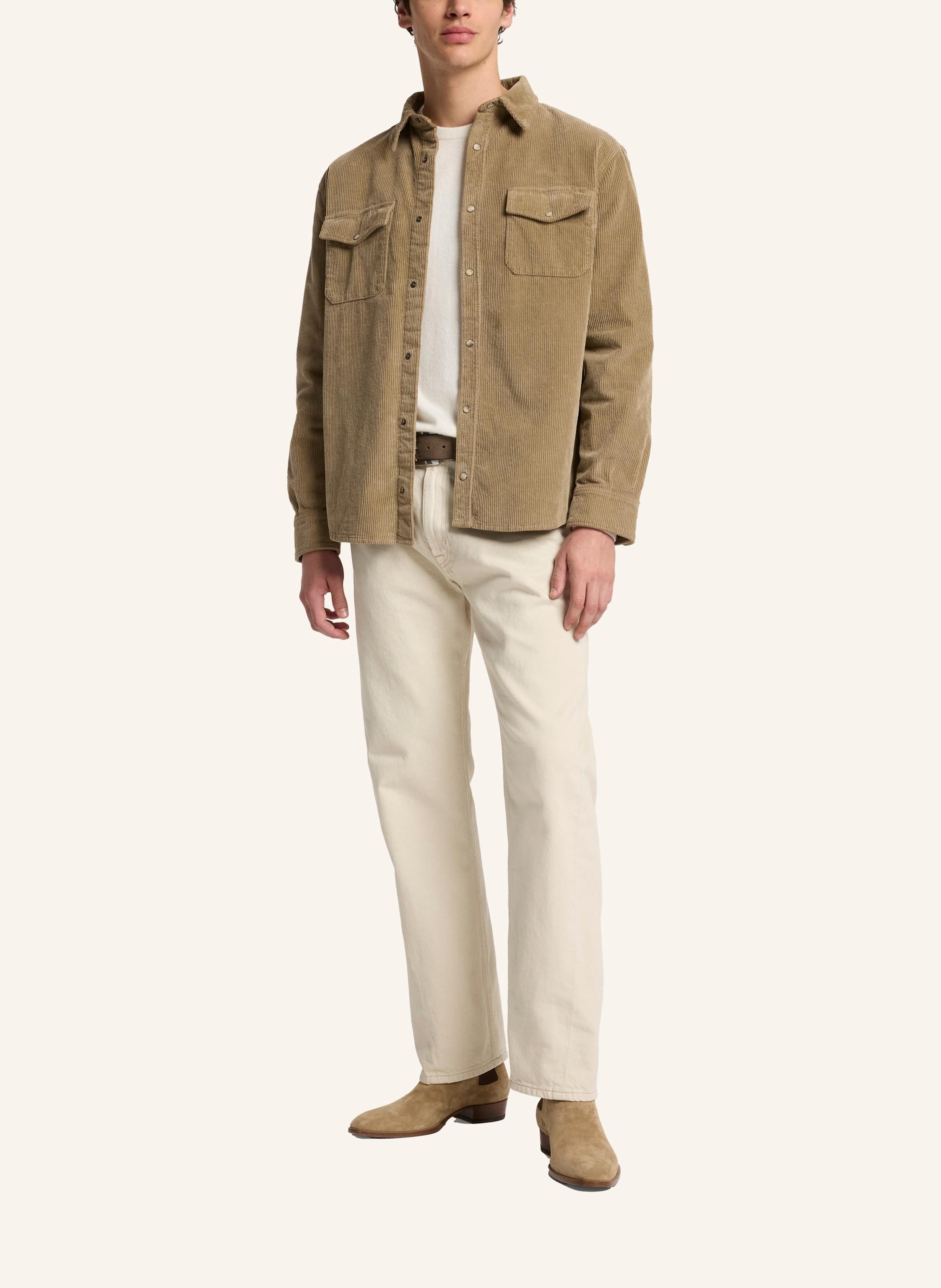 Thumbnail - 7 For All Mankind Jeans Twisted Modern Straight Straight Fit beige