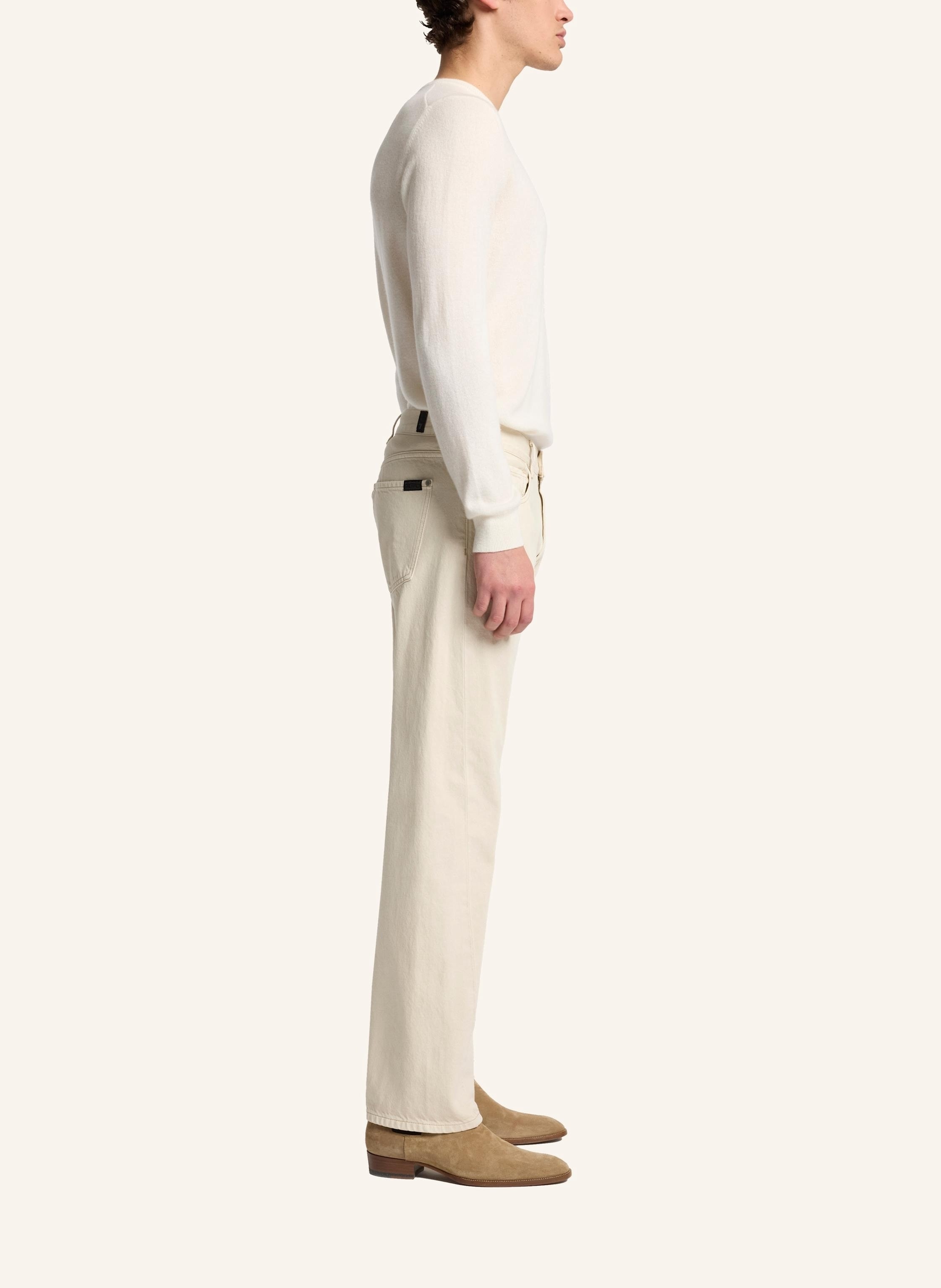 Thumbnail - 7 For All Mankind Jeans Twisted Modern Straight Straight Fit beige