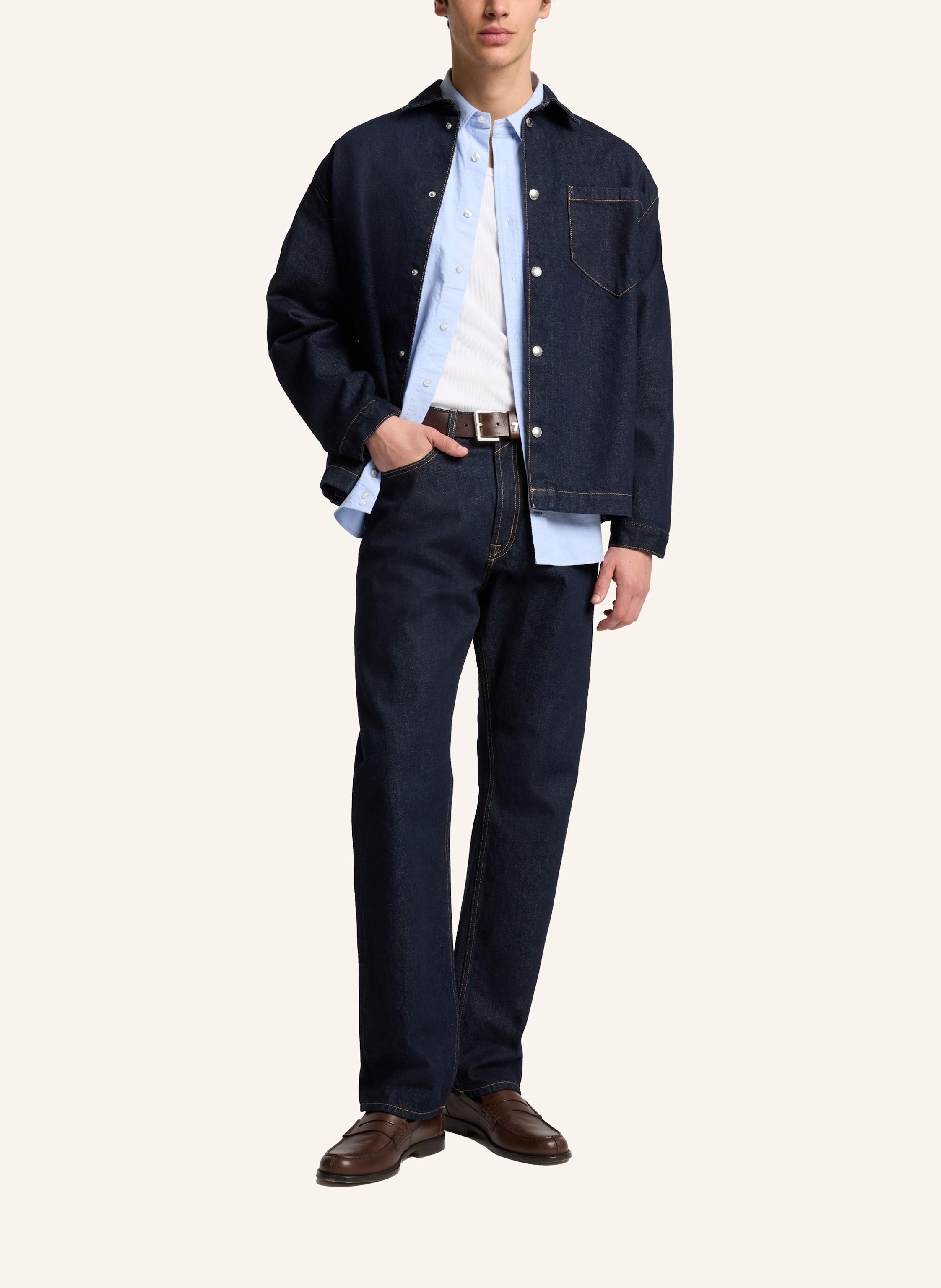 Thumbnail - 7 For All Mankind Overshirt Enduring blau