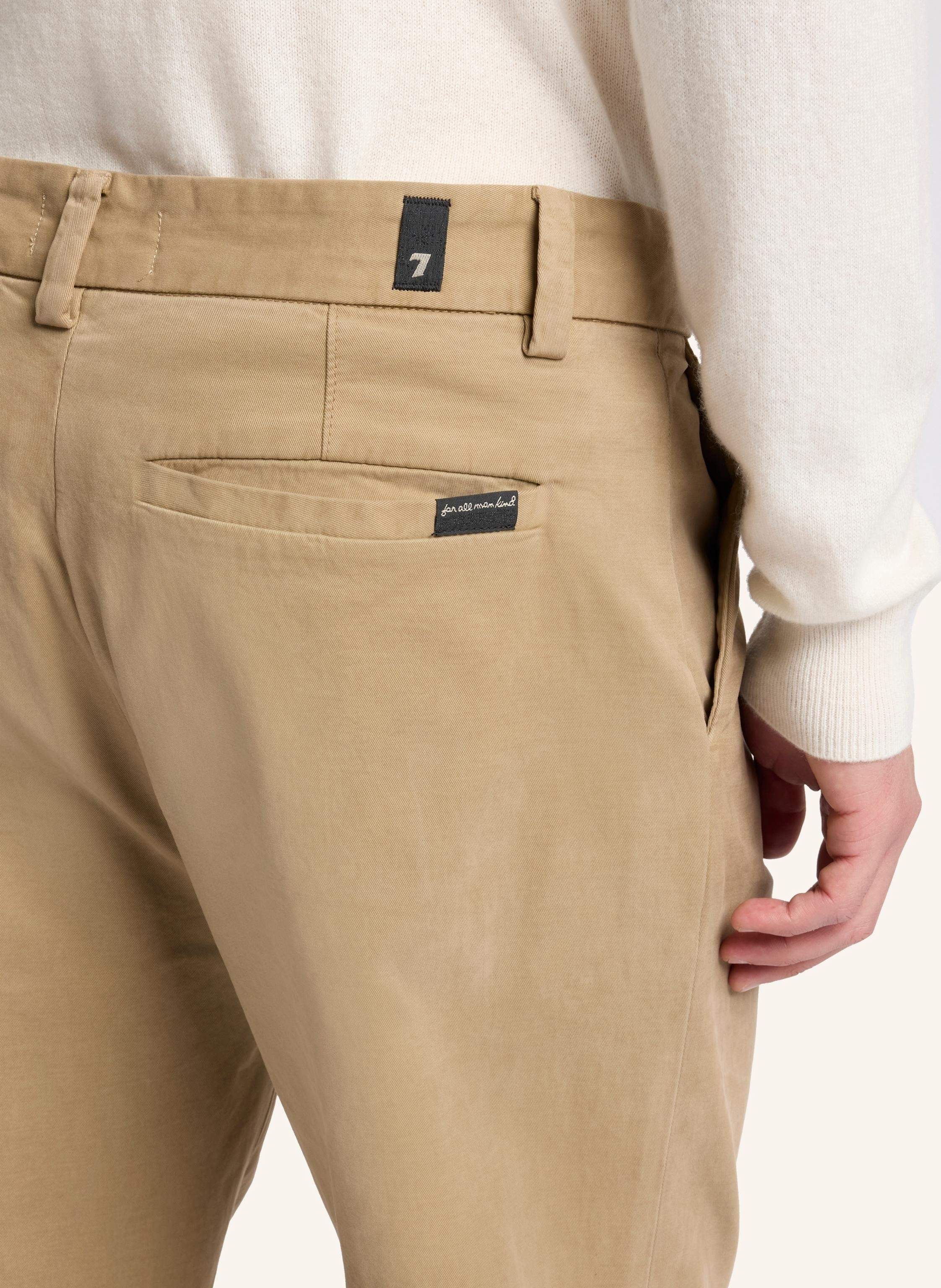 Thumbnail - 7 For All Mankind Chino Vulcan Straight Fit beige
