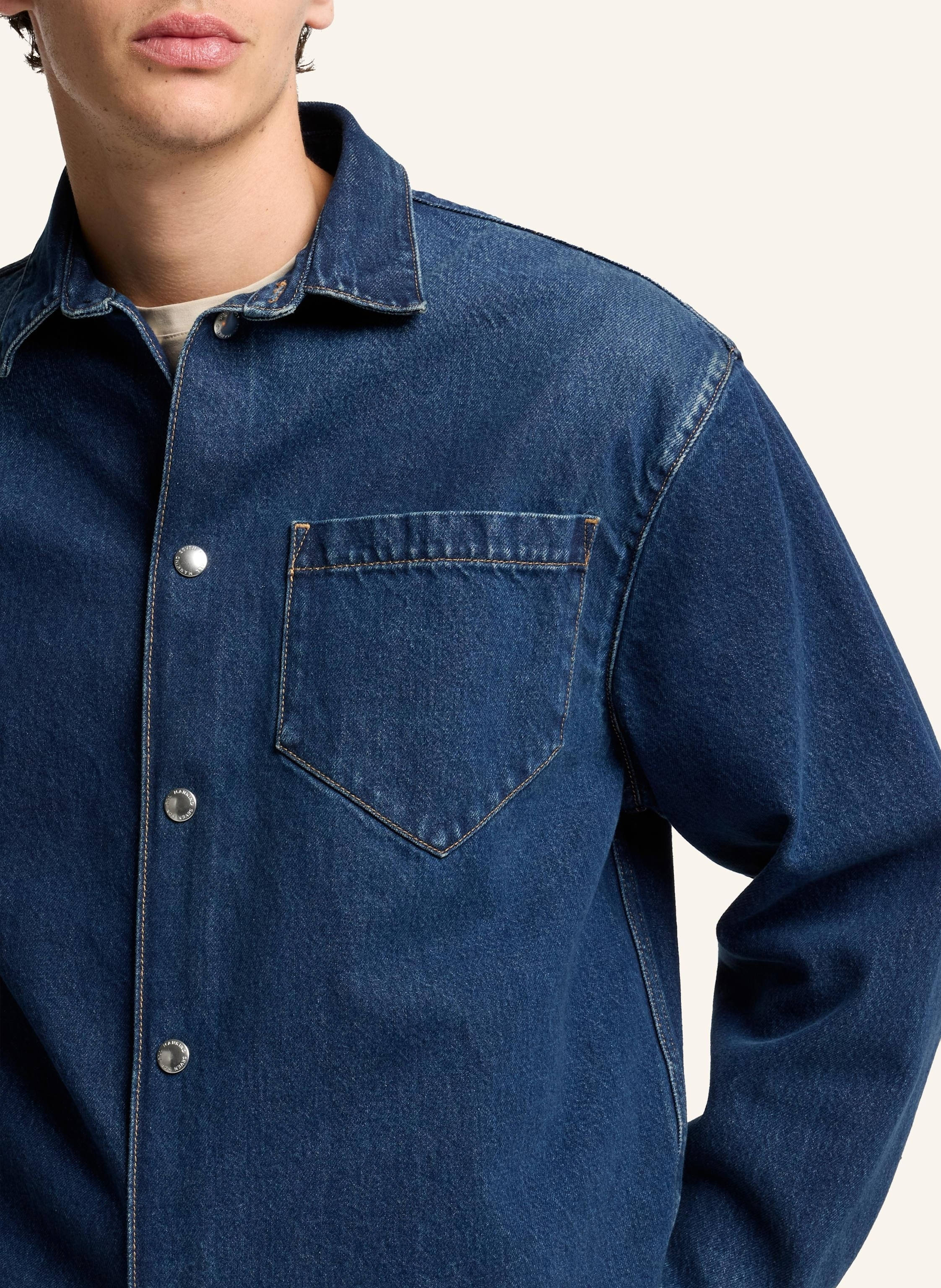 Thumbnail - 7 For All Mankind Overshirt Enduring blau