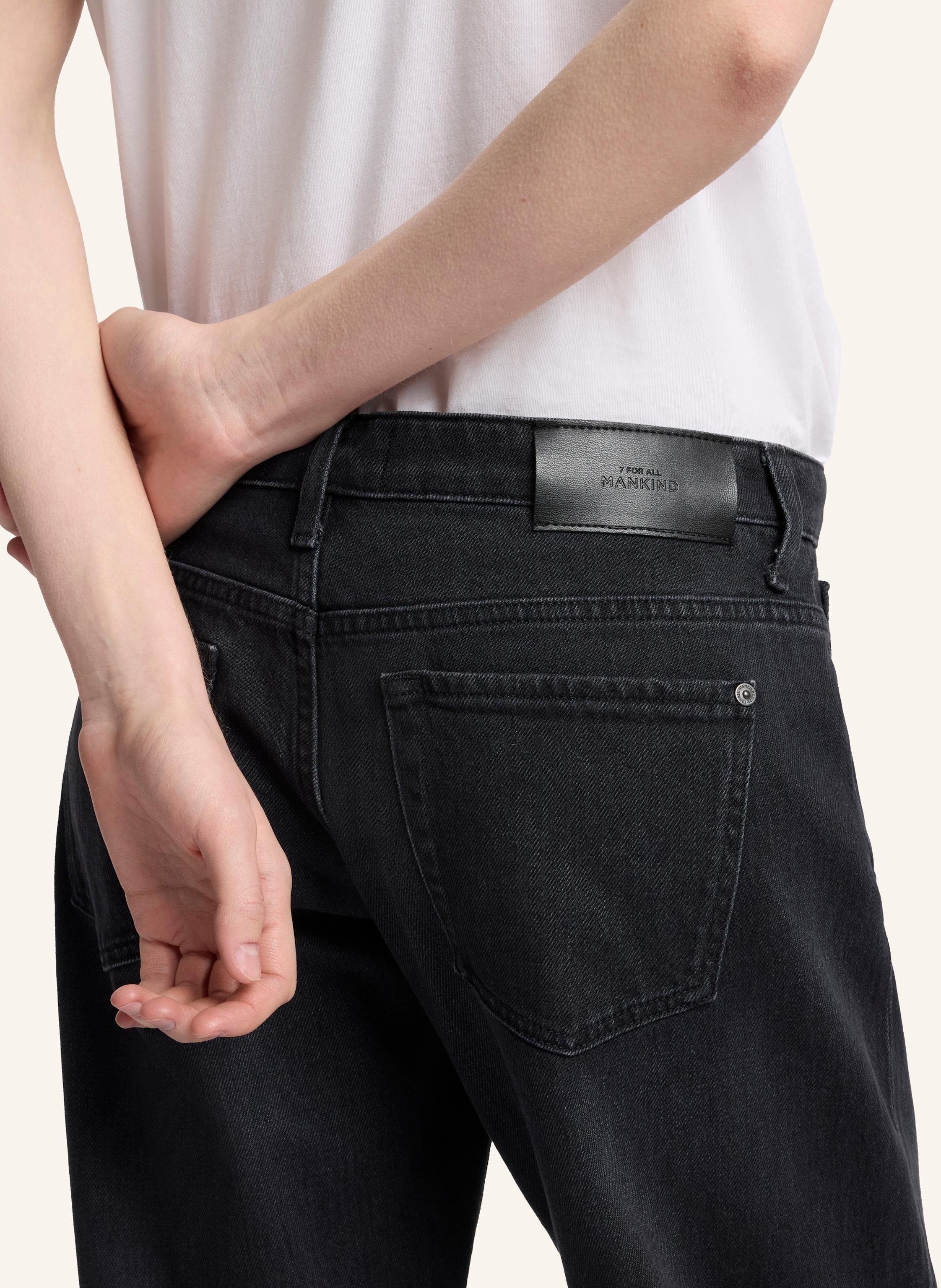 Thumbnail - 7 For All Mankind Jeans Low Straight Straight Fit schwarz