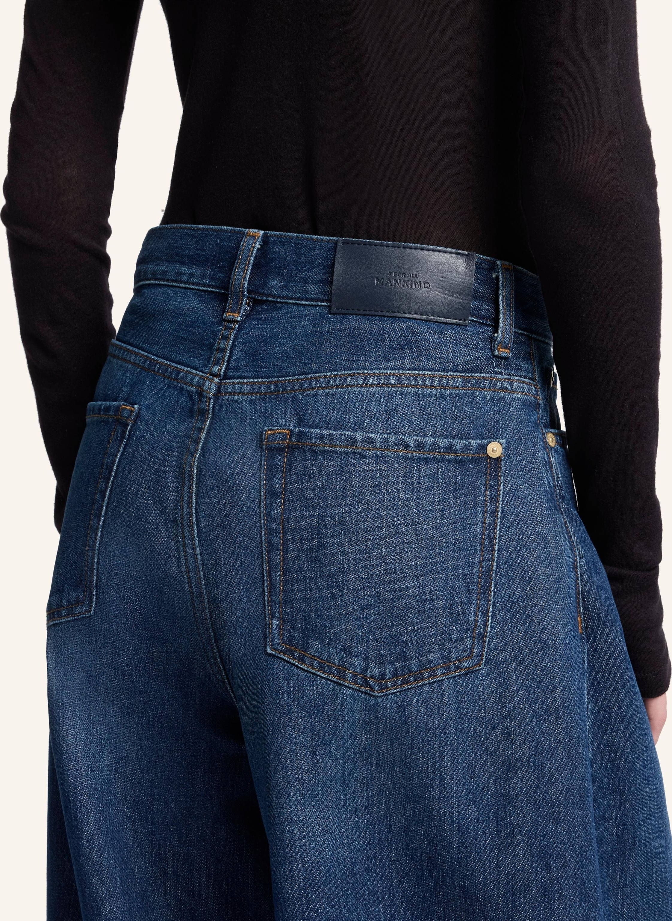 Thumbnail - 7 For All Mankind Jeans Balloon Baggy Fit blau