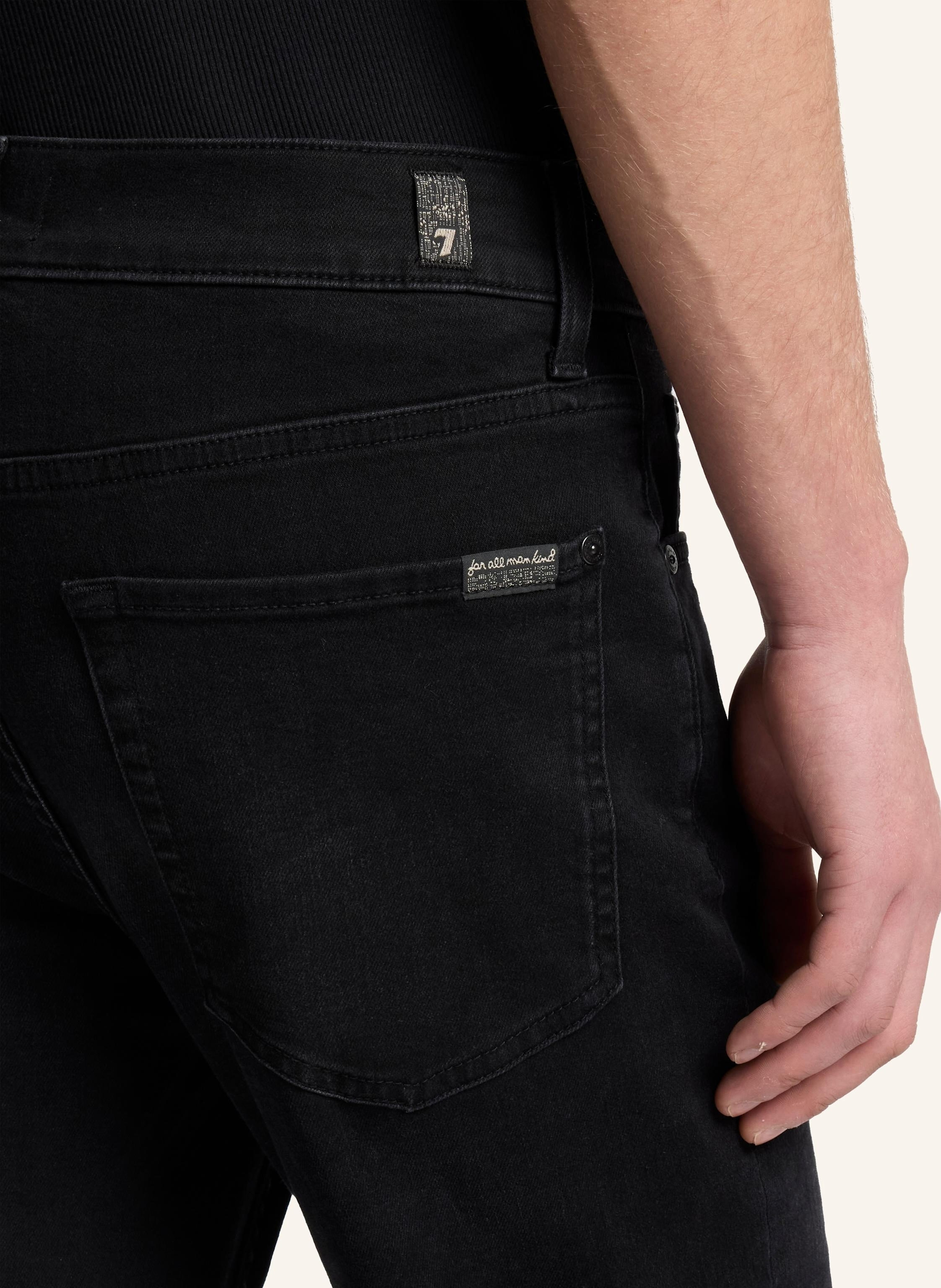Thumbnail - 7 For All Mankind Jeans Slimmy Slim Fit schwarz