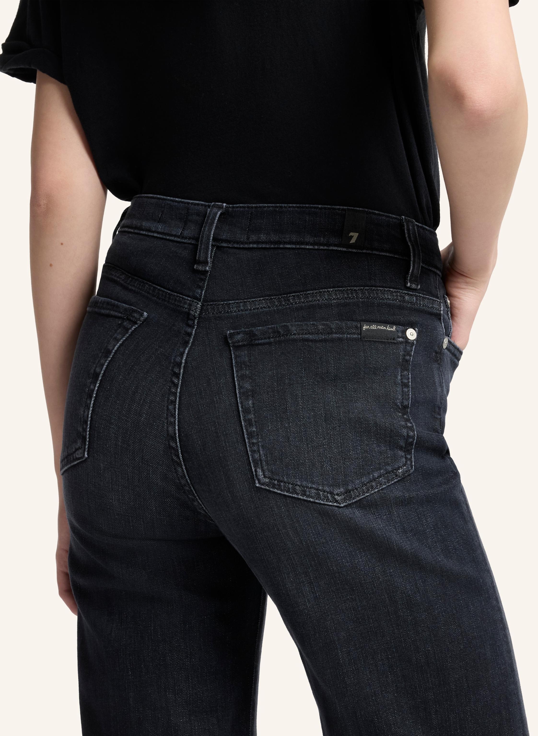 Thumbnail - 7 For All Mankind Jeans Modern Dojo Flare Fit schwarz