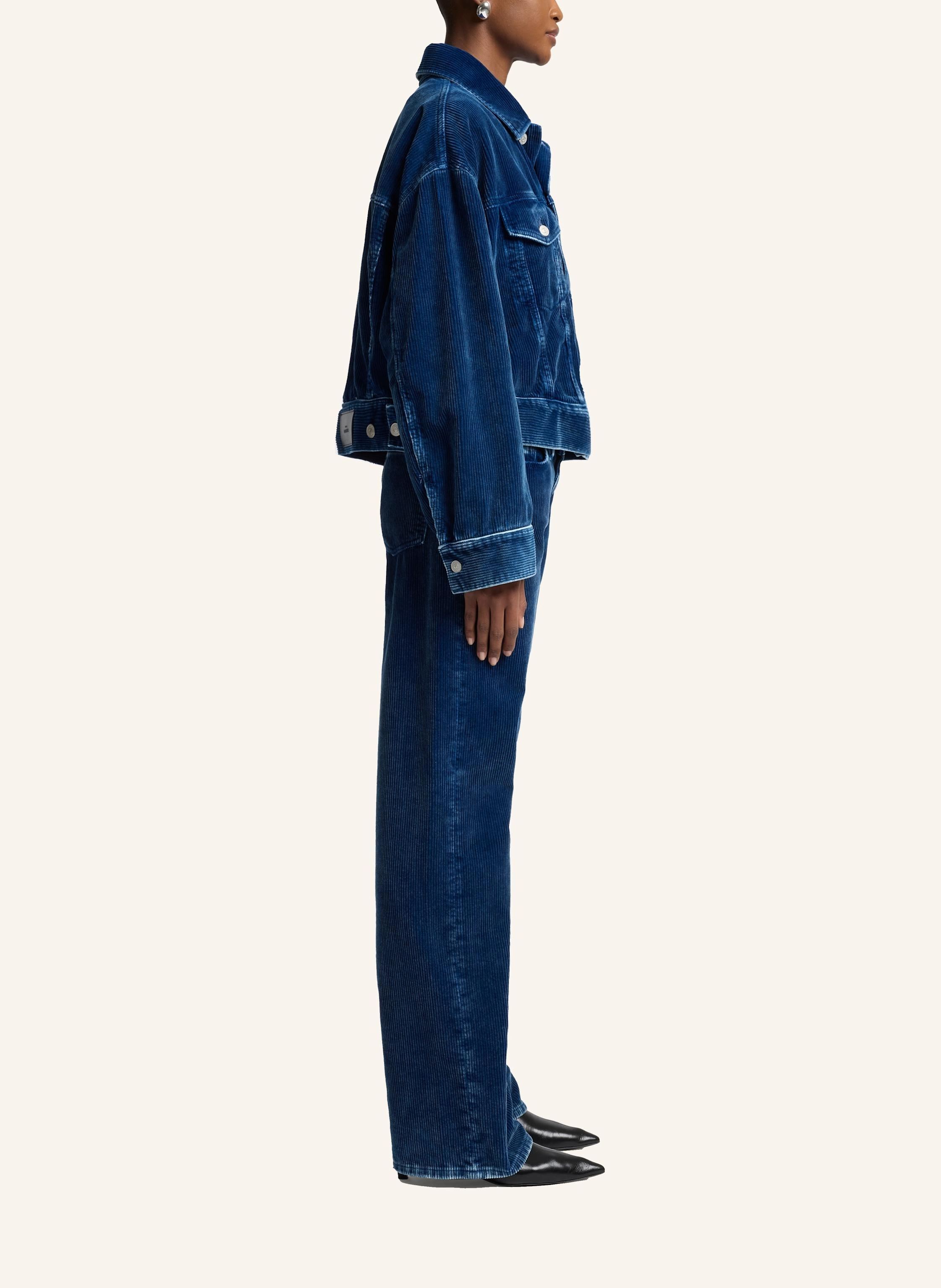 Thumbnail - 7 For All Mankind Outerwear Oli Cropped Trucker blau