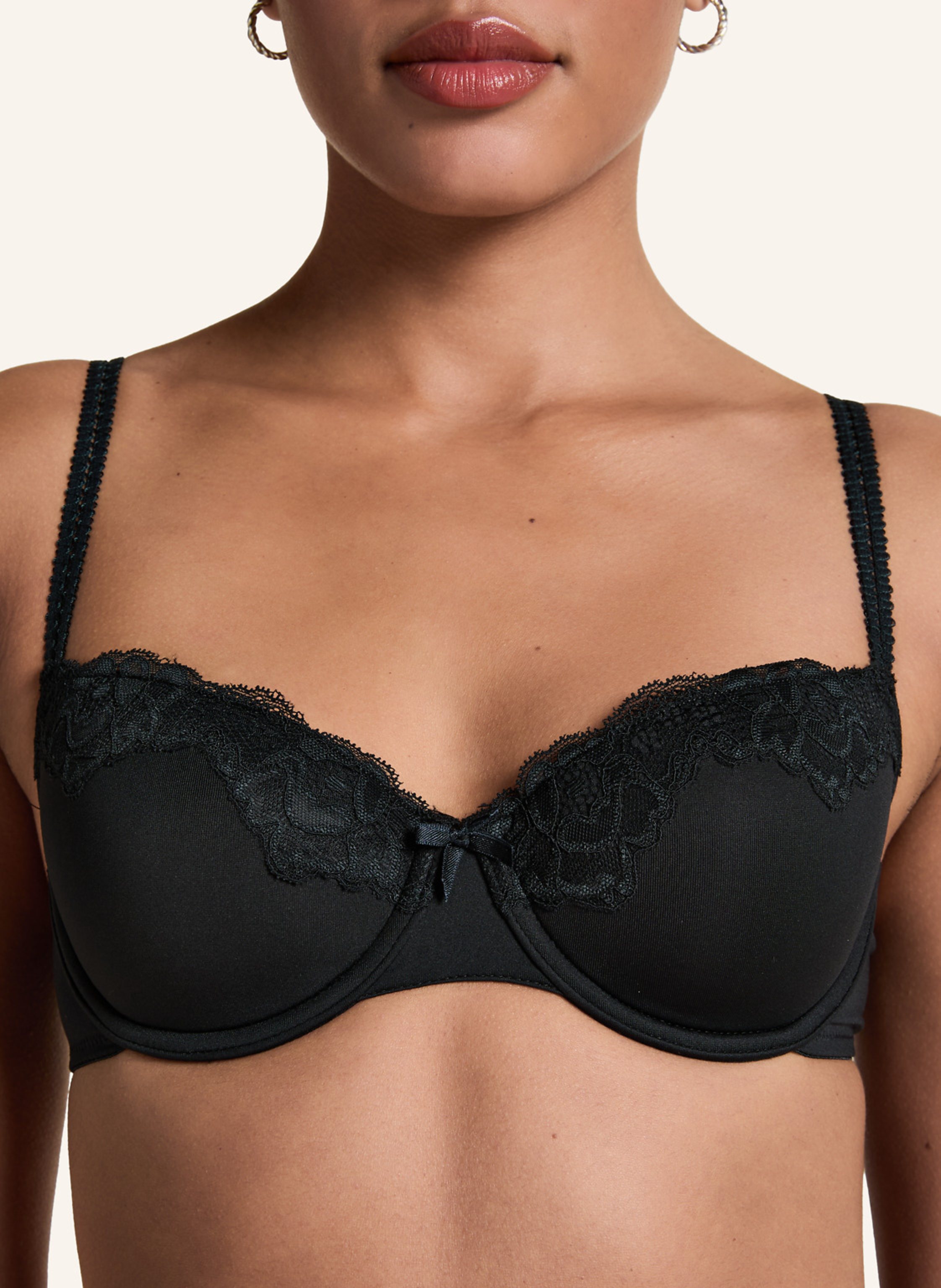 Thumbnail - Hunkemöller Bügel-Bh Secret Lace schwarz