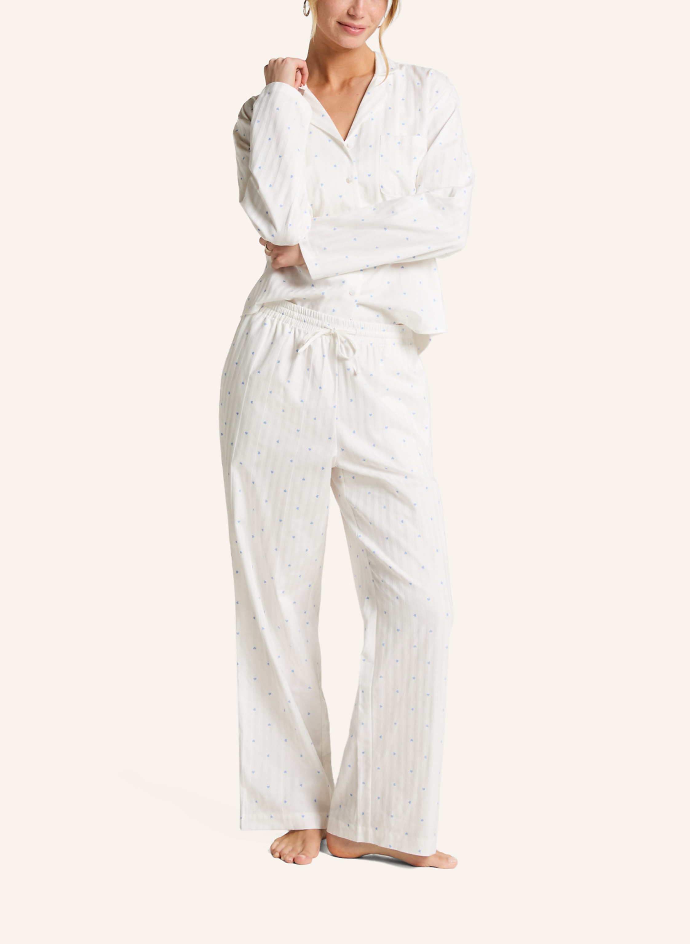 Thumbnail - Hunkemöller Jacke Langarm Jacquard blau