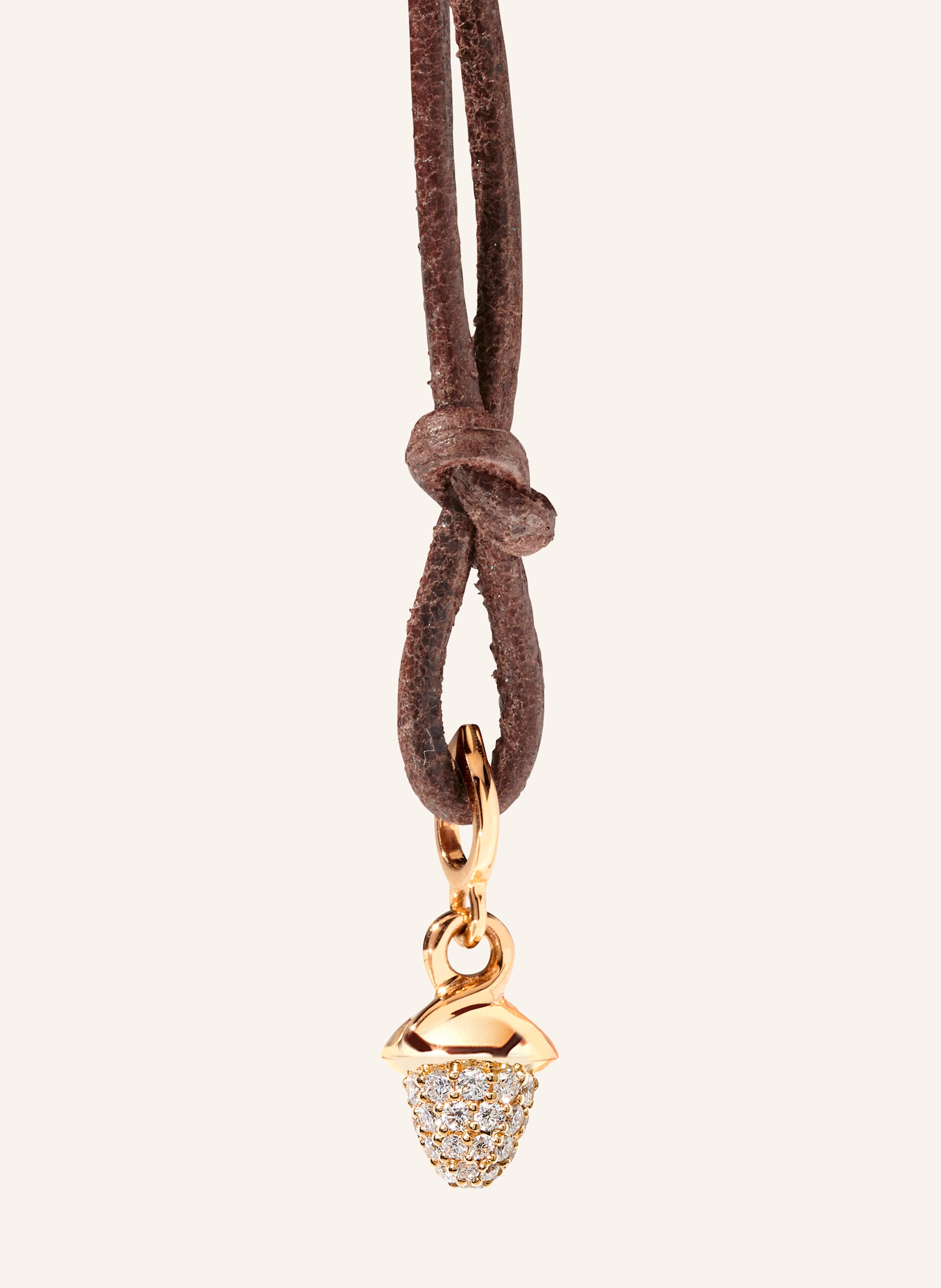 Brandy Diamondorables Chocolate Brown 18k Rose Gold Silver