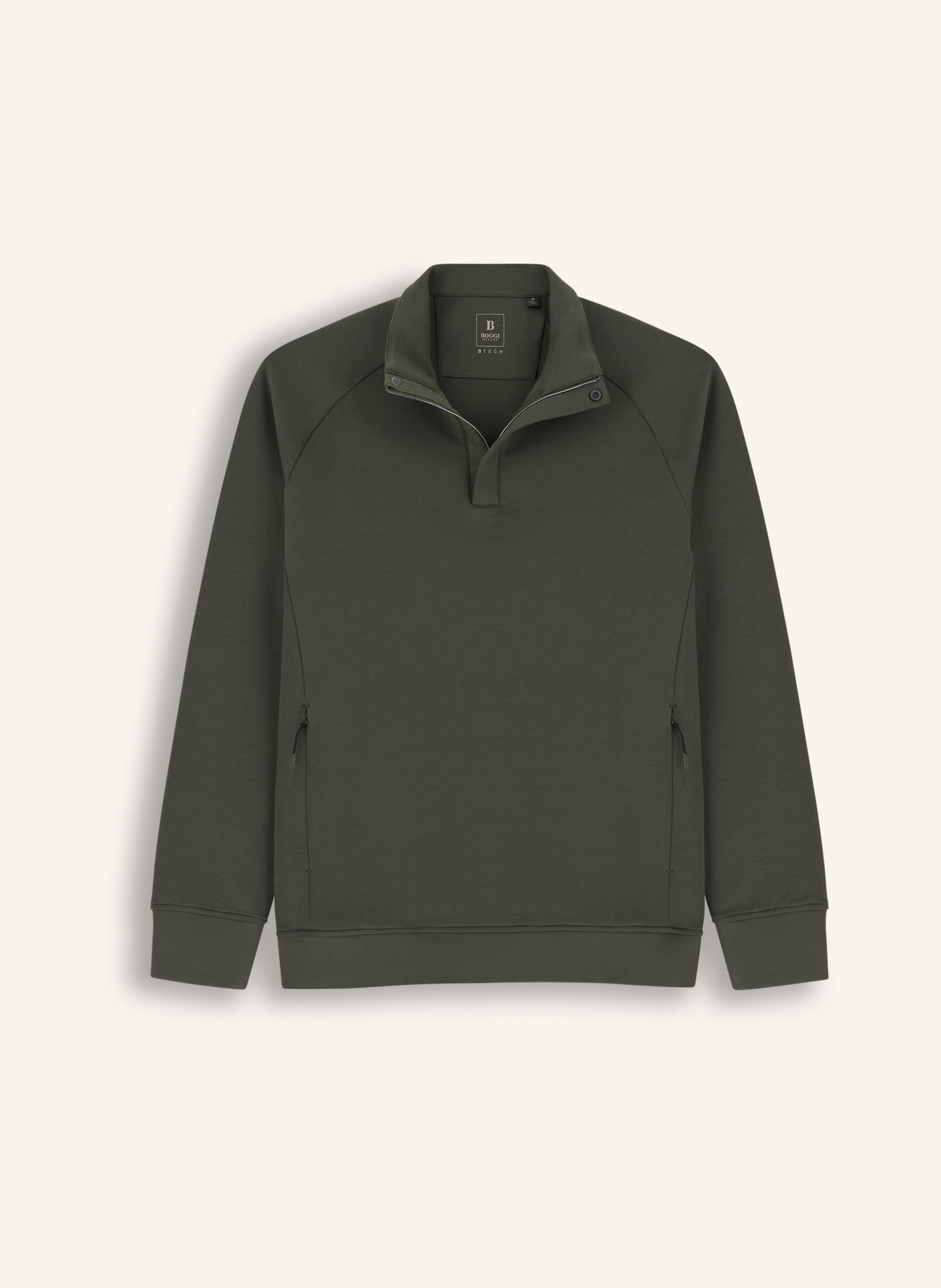 Boggi Milano Sweatjacke gruen