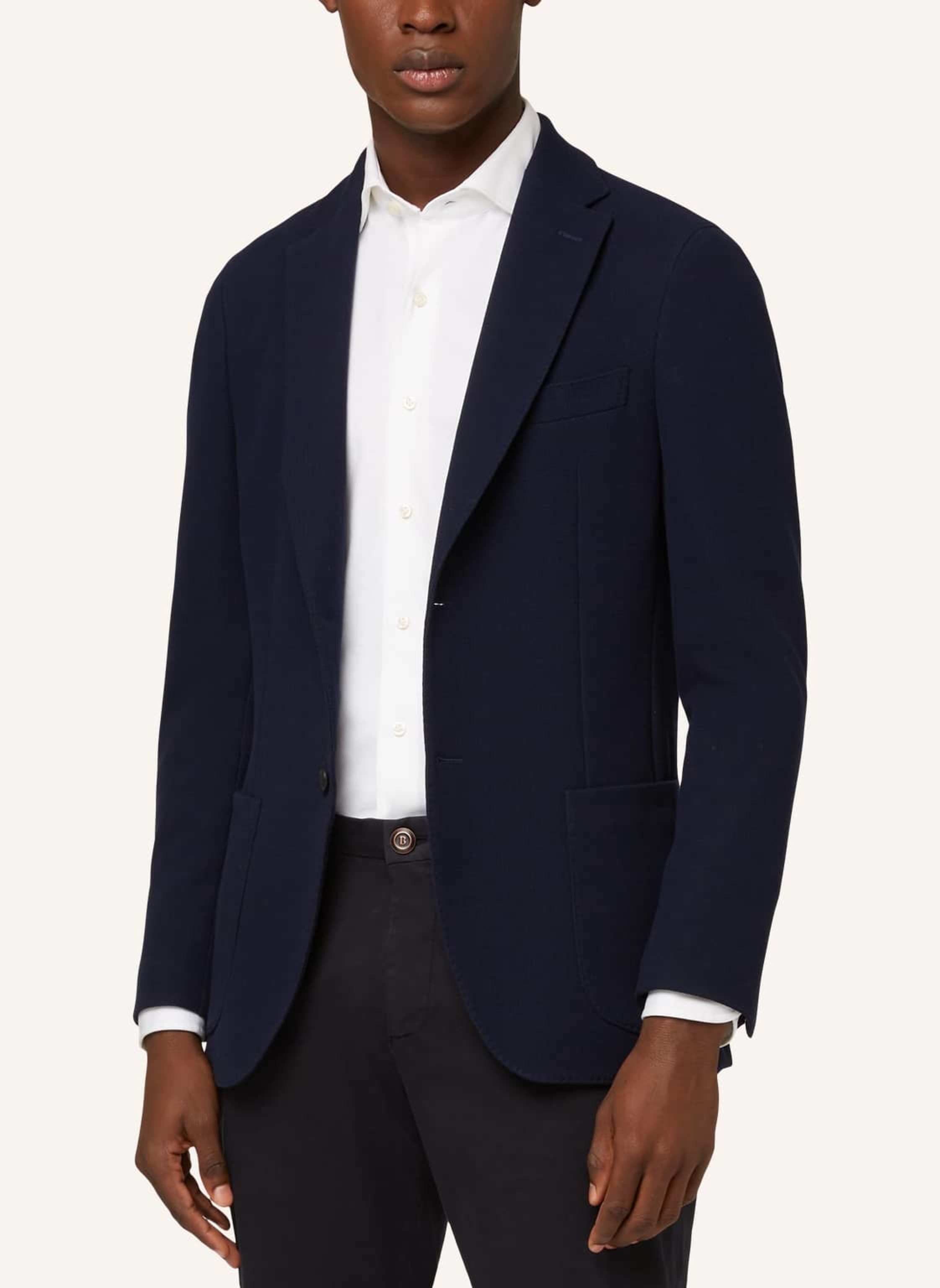 Thumbnail - Boggi Milano Jerseysakko Regular Fit blau