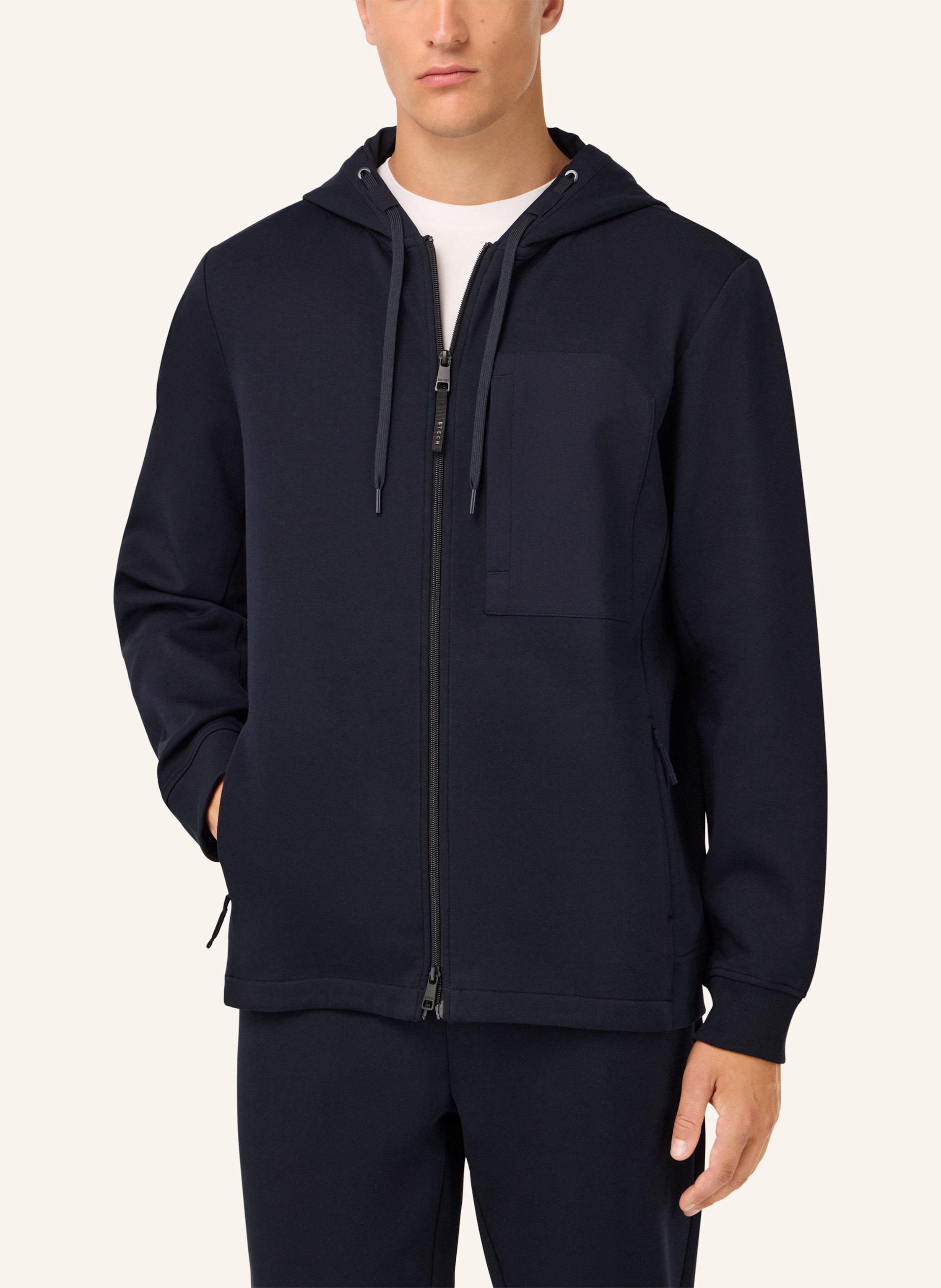 Thumbnail - Boggi Milano Sweatjacke blau