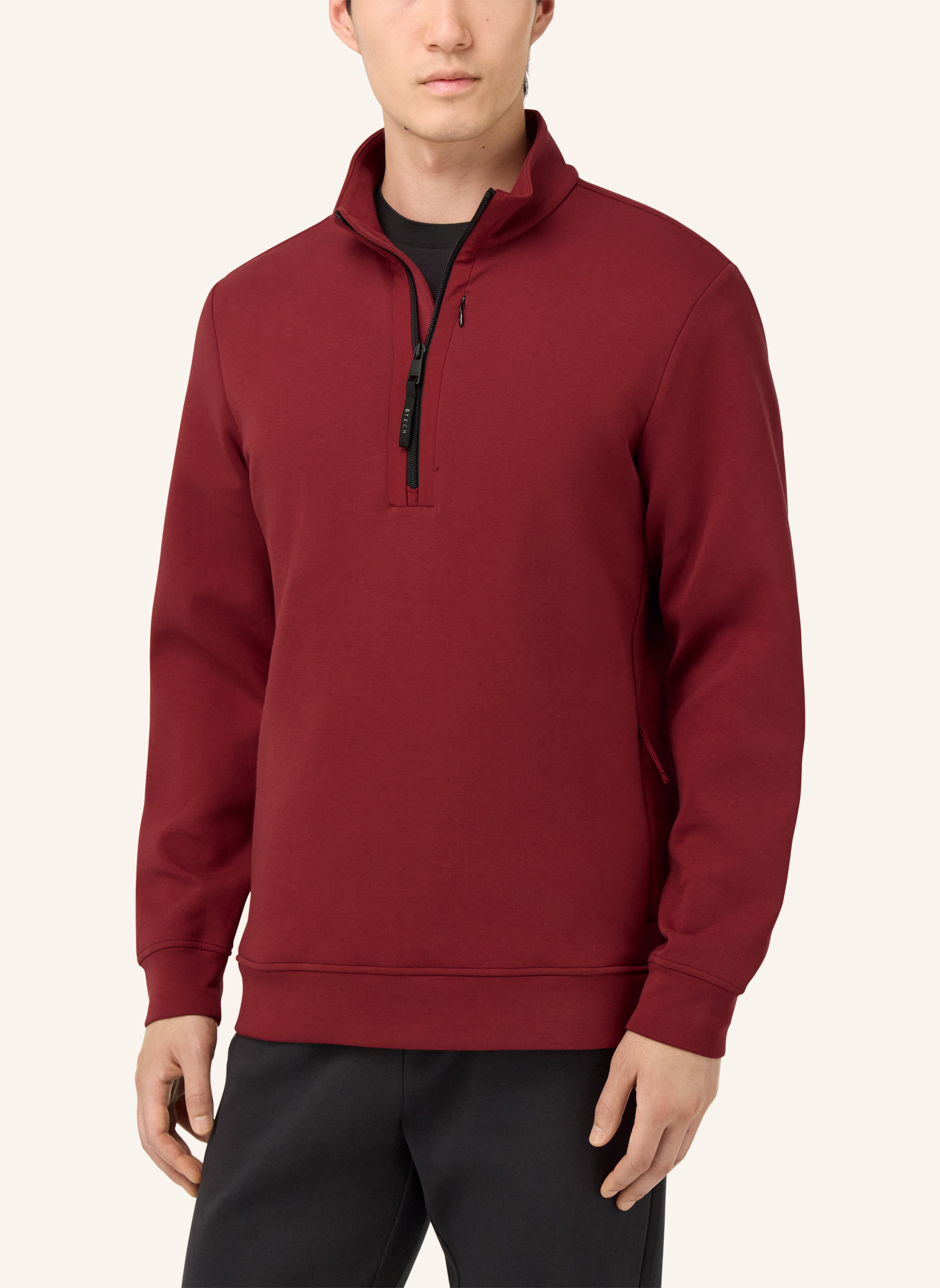 Thumbnail - Boggi Milano Sweat-Troyer rot