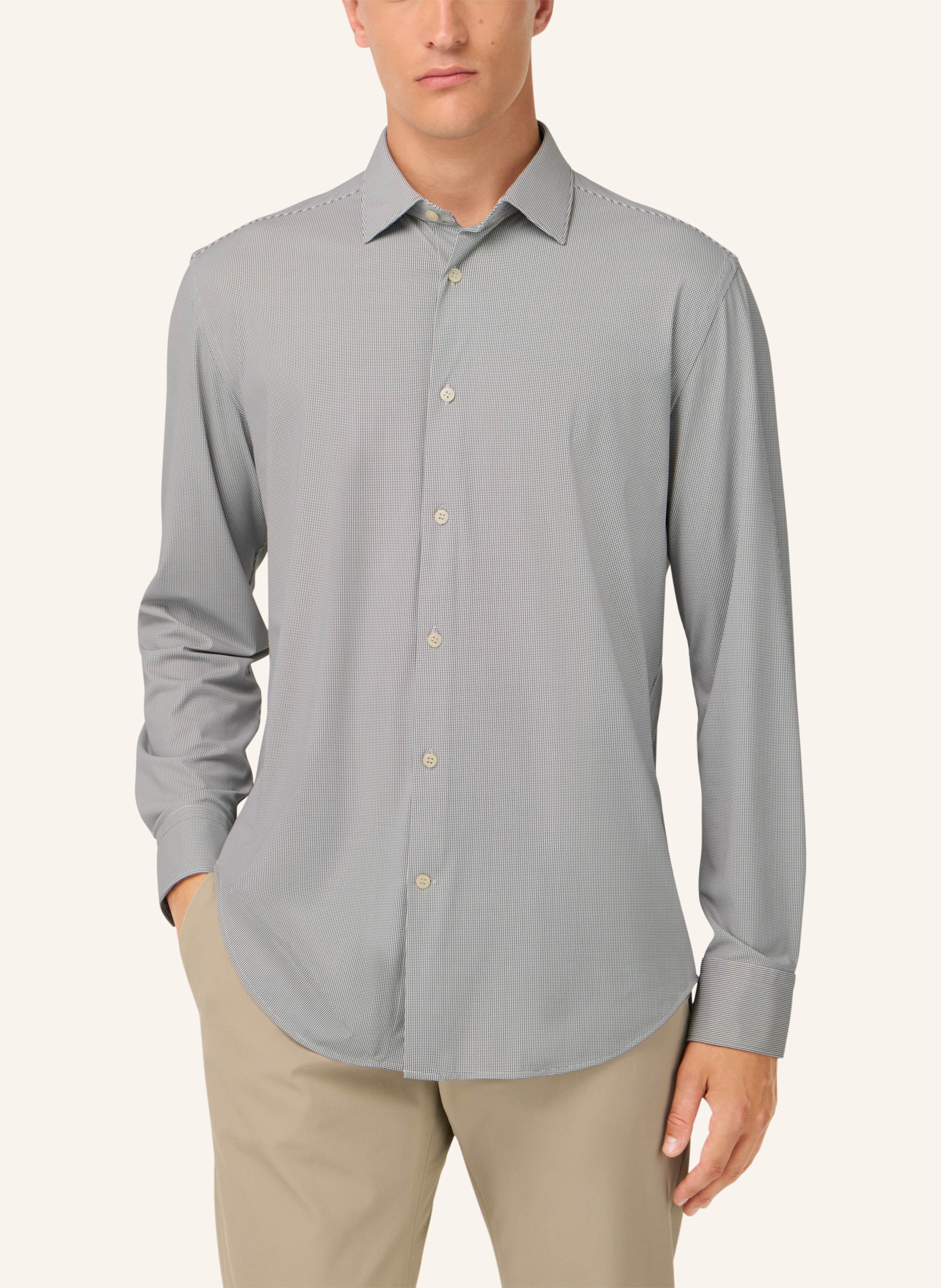 Thumbnail - Boggi Milano Jerseyhemd Slim Fit blau