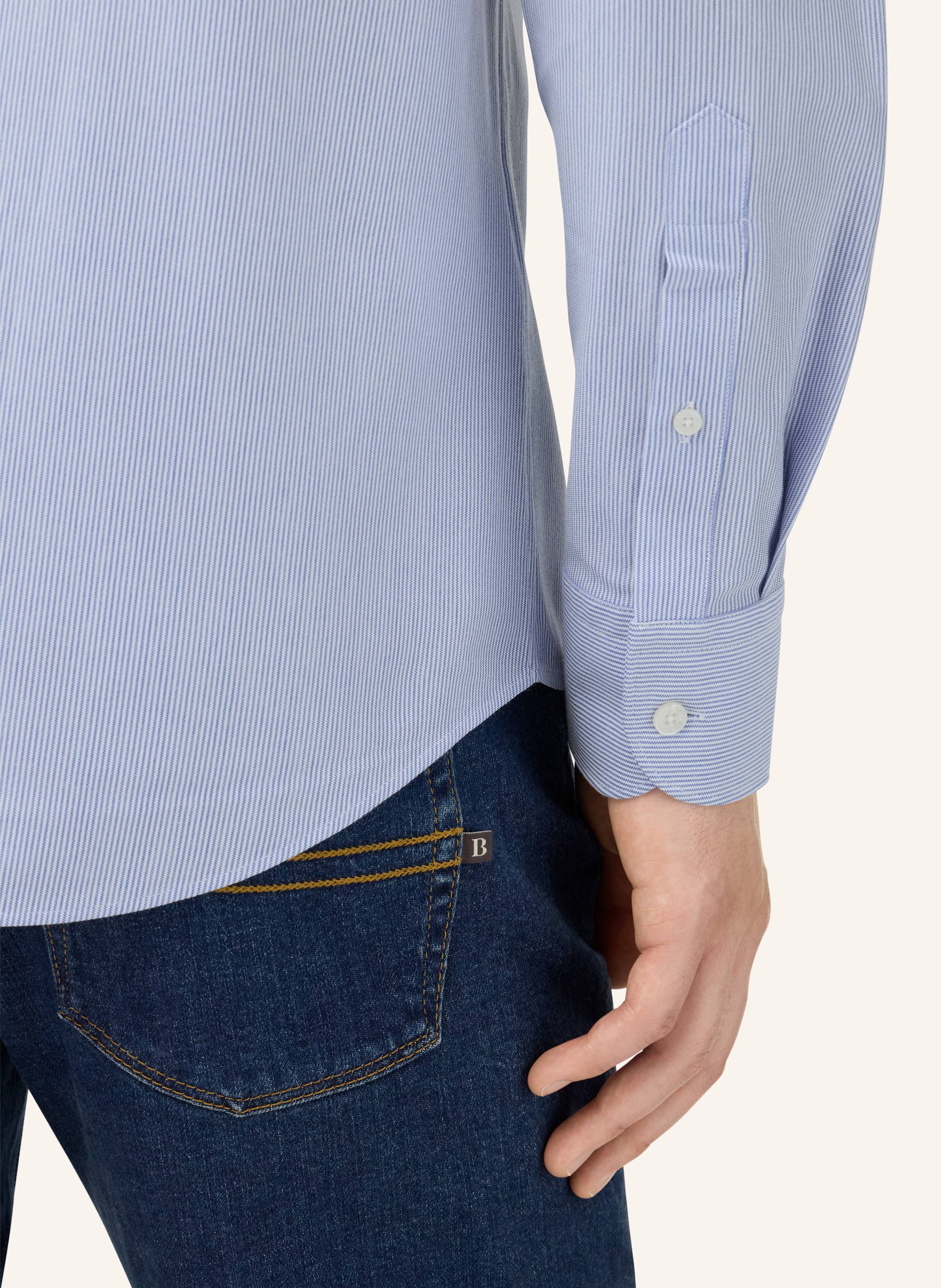 Thumbnail - Boggi Milano Jerseyhemd Regular Fit blau