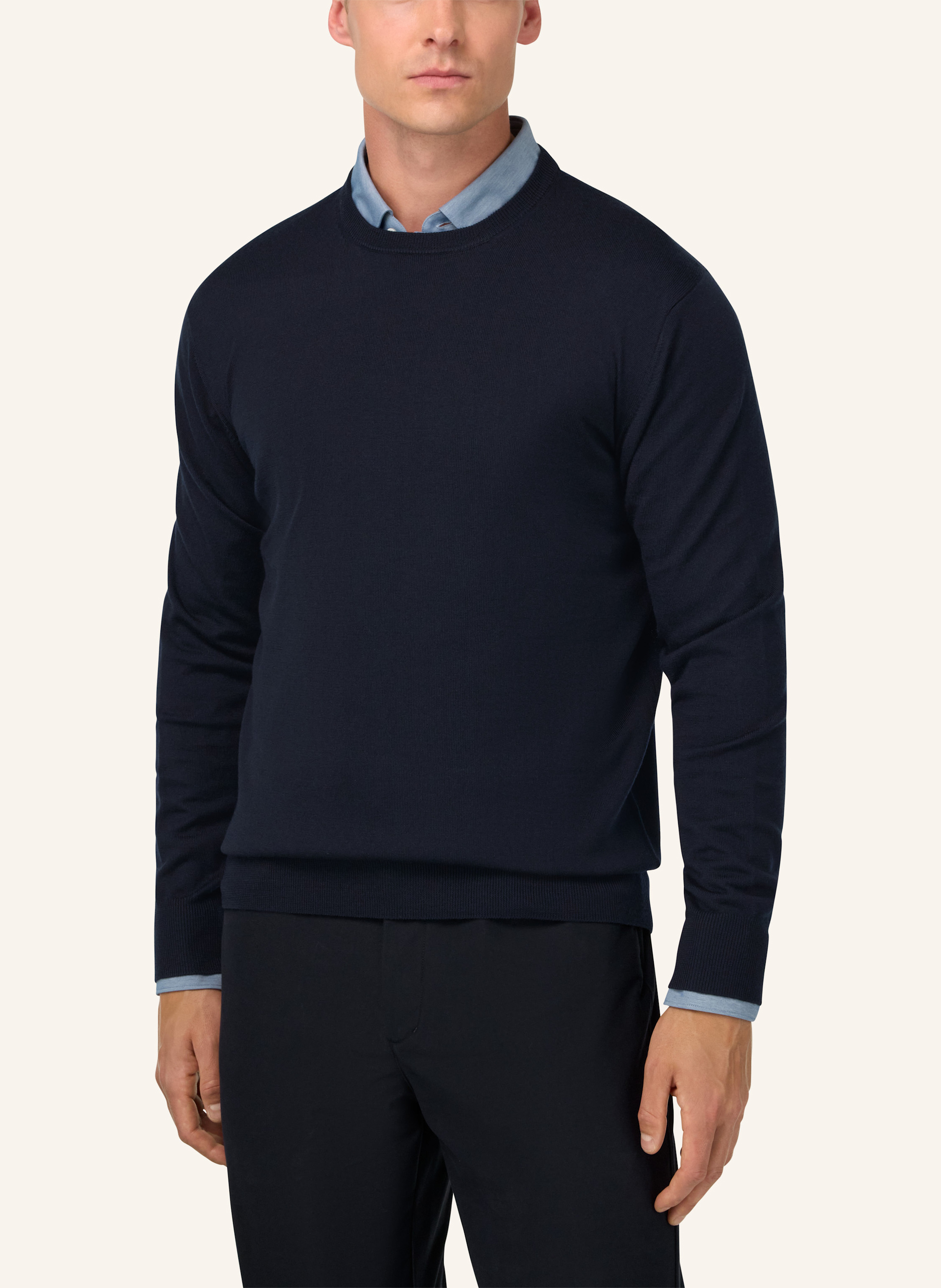 Thumbnail - Boggi Milano Pullover blau