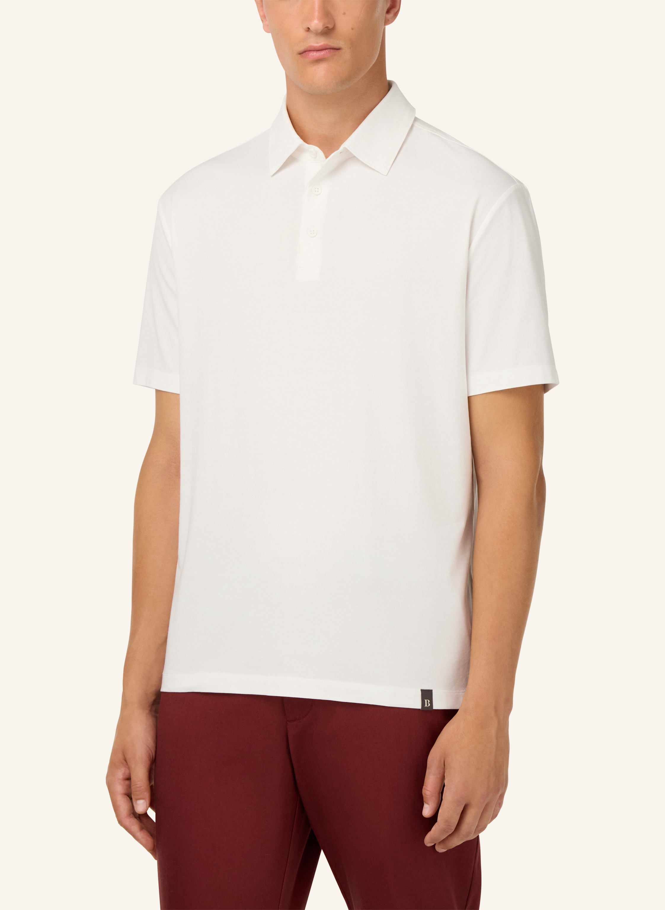 Thumbnail - Boggi Milano Poloshirt weiss