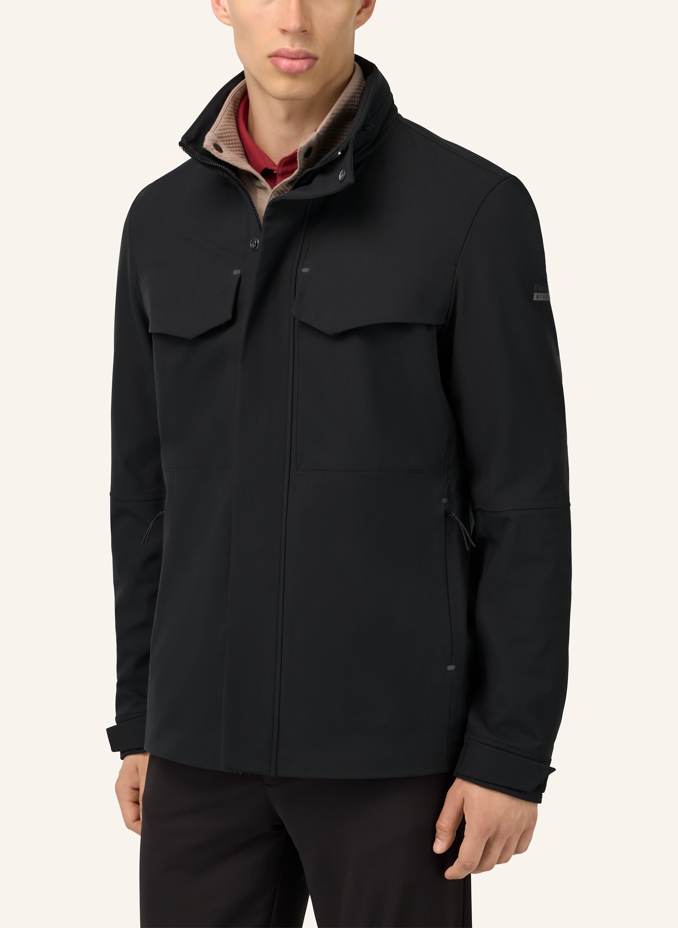 Thumbnail - Boggi Milano Fieldjacket schwarz