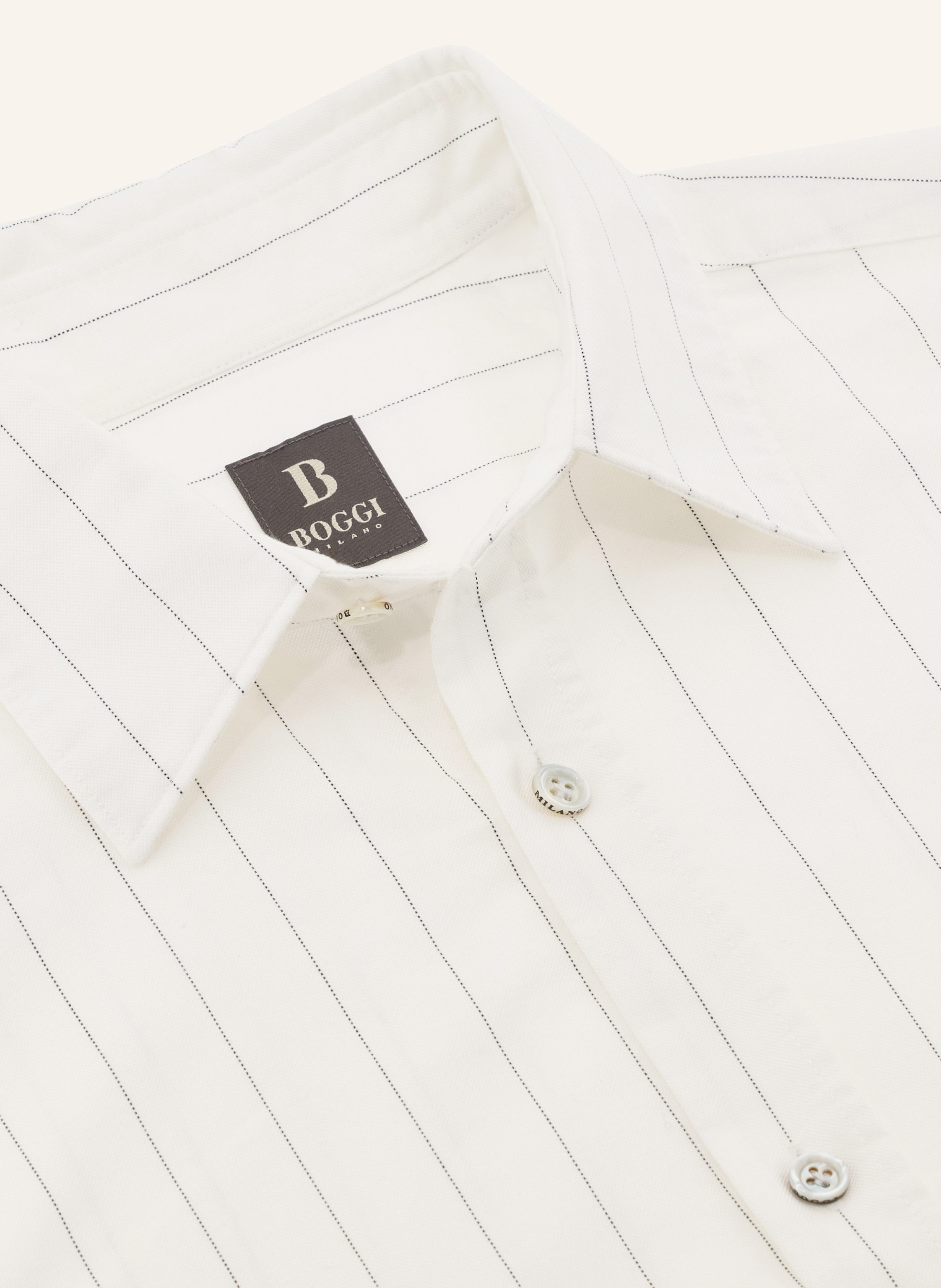 Thumbnail - Boggi Milano Hemd Regular Fit weiss