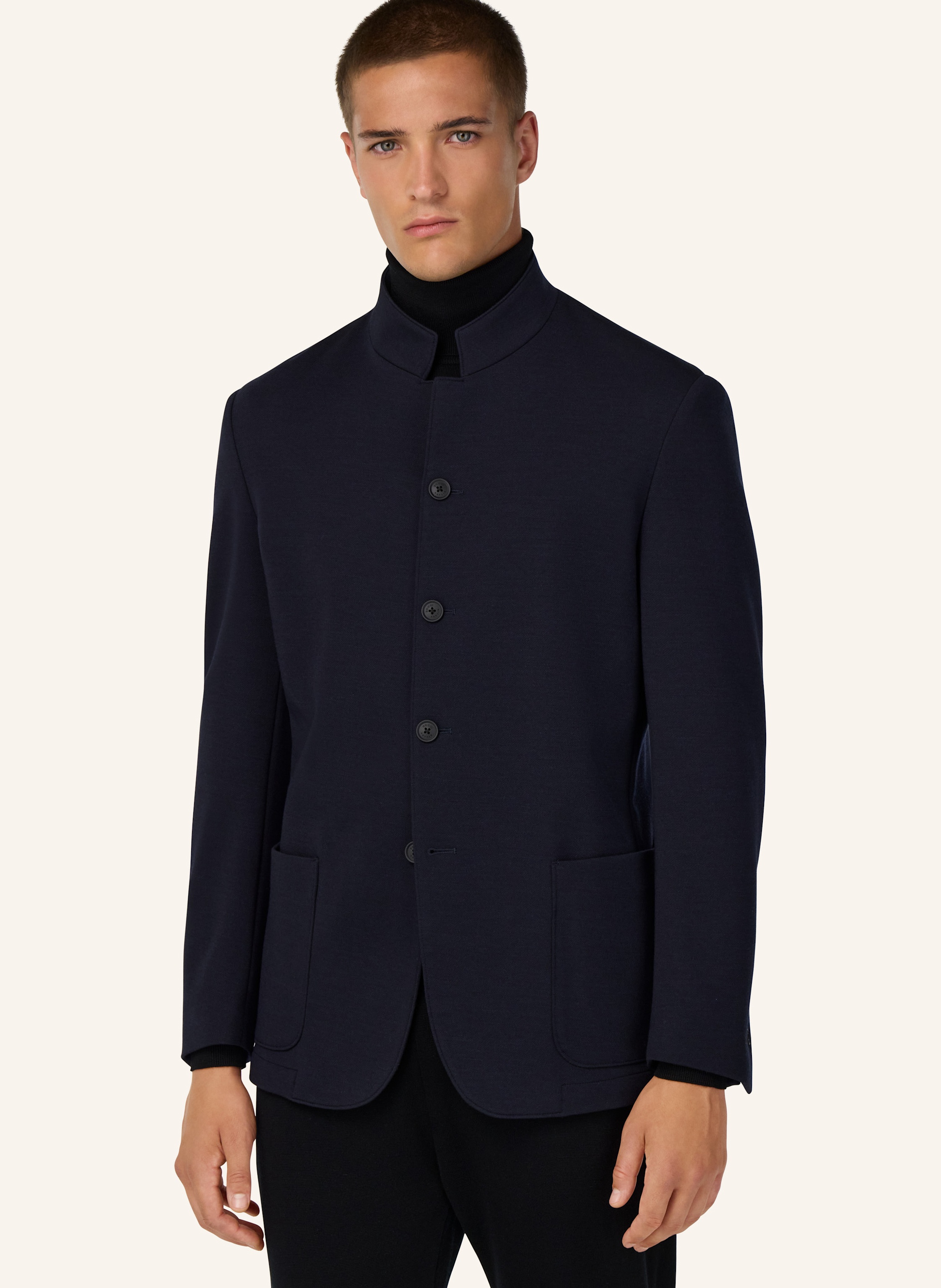 Thumbnail - Boggi Milano B Tech Technical Wool Jacket blau
