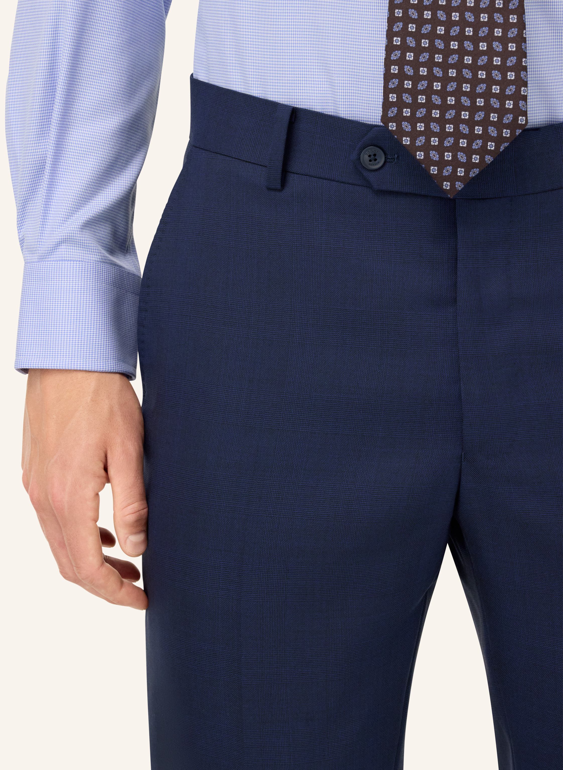 Thumbnail - Boggi Milano Prince Of Wales Check Suit In Pure Wool blau