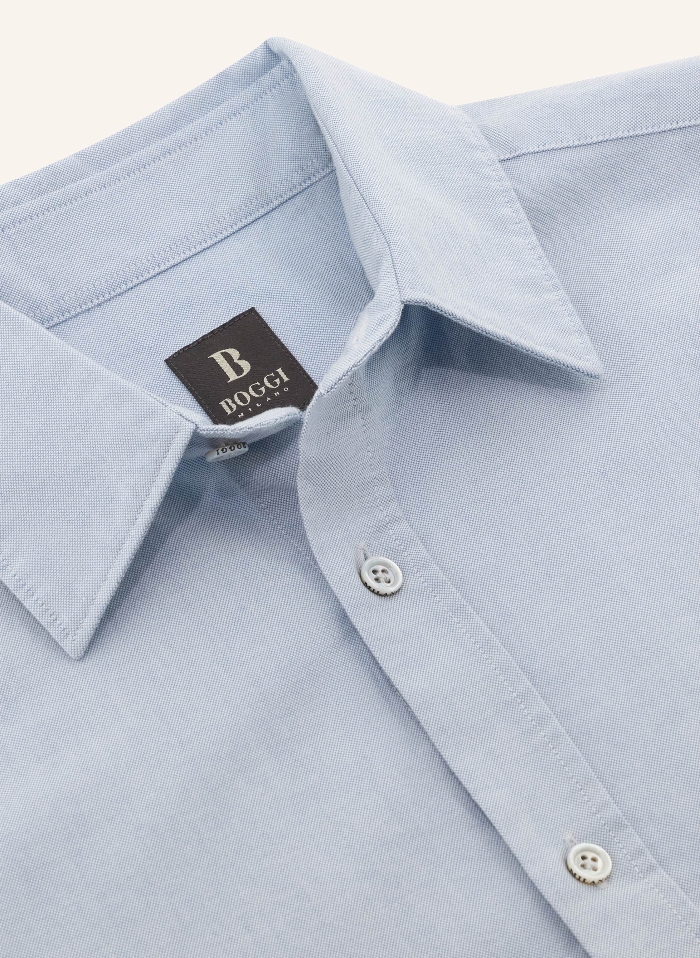 Thumbnail - Boggi Milano Hemd Regular Fit blau