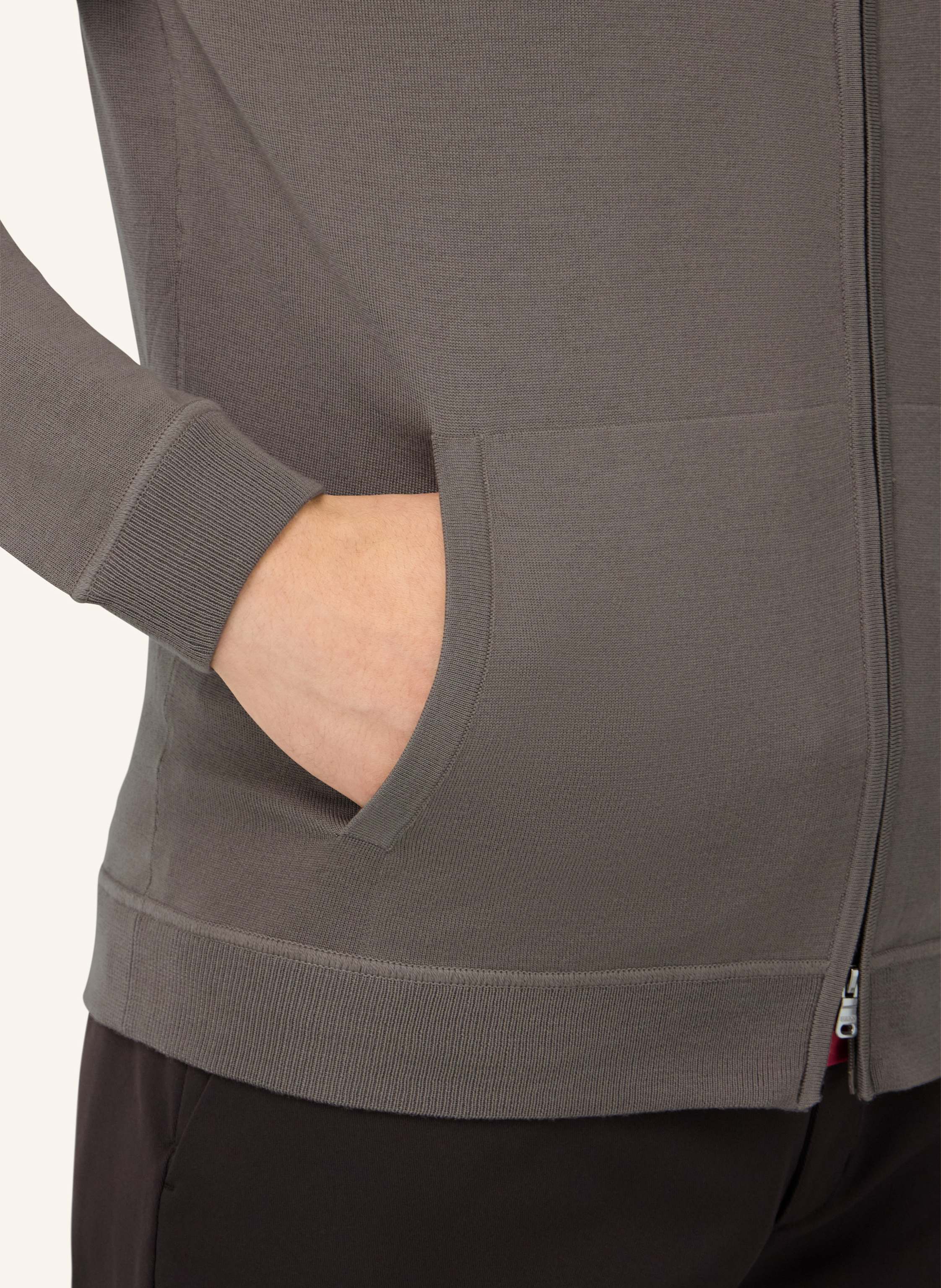 Thumbnail - Boggi Milano Strickjacke grau