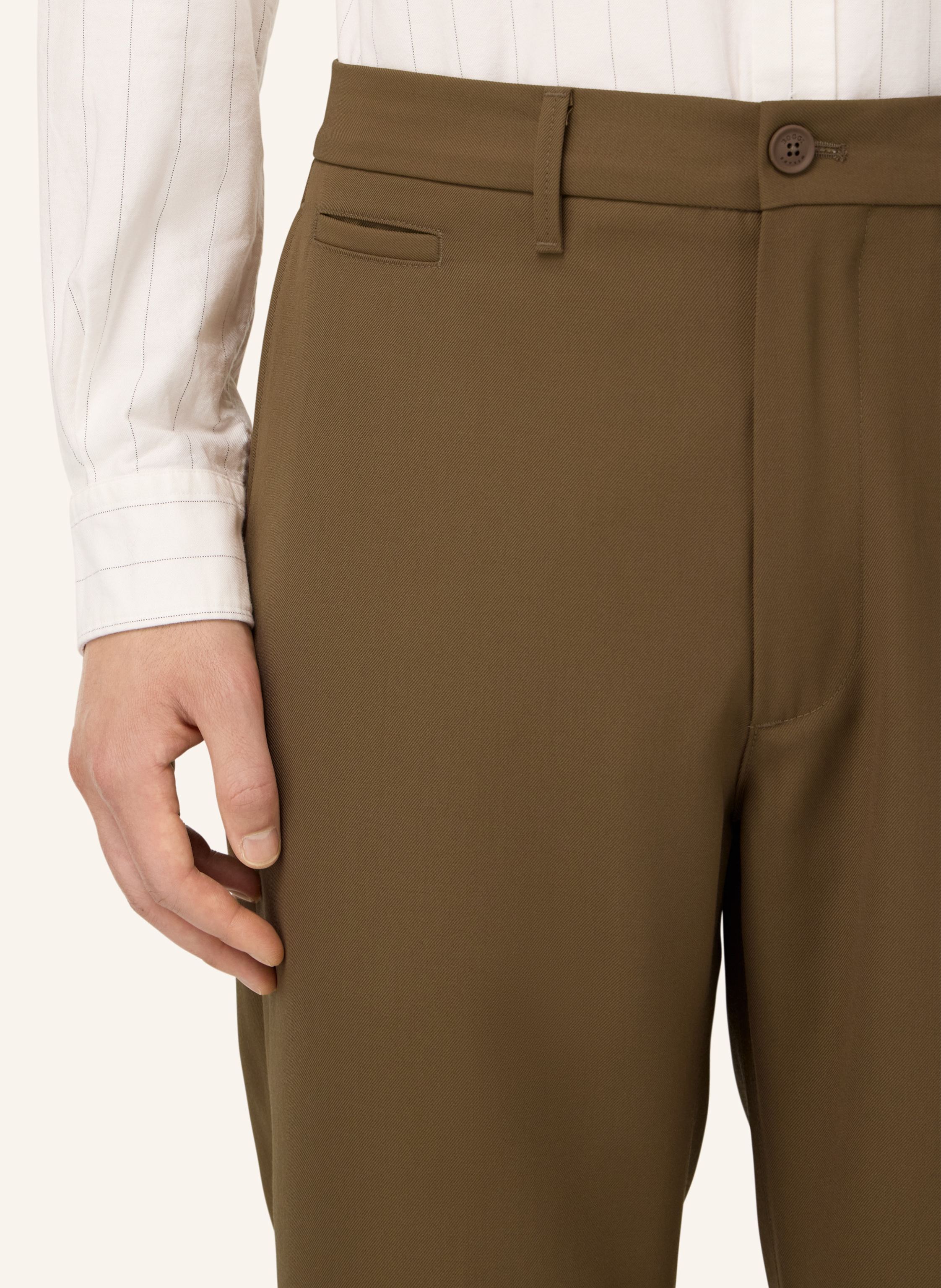 Thumbnail - Boggi Milano Wool Blend Trousers braun