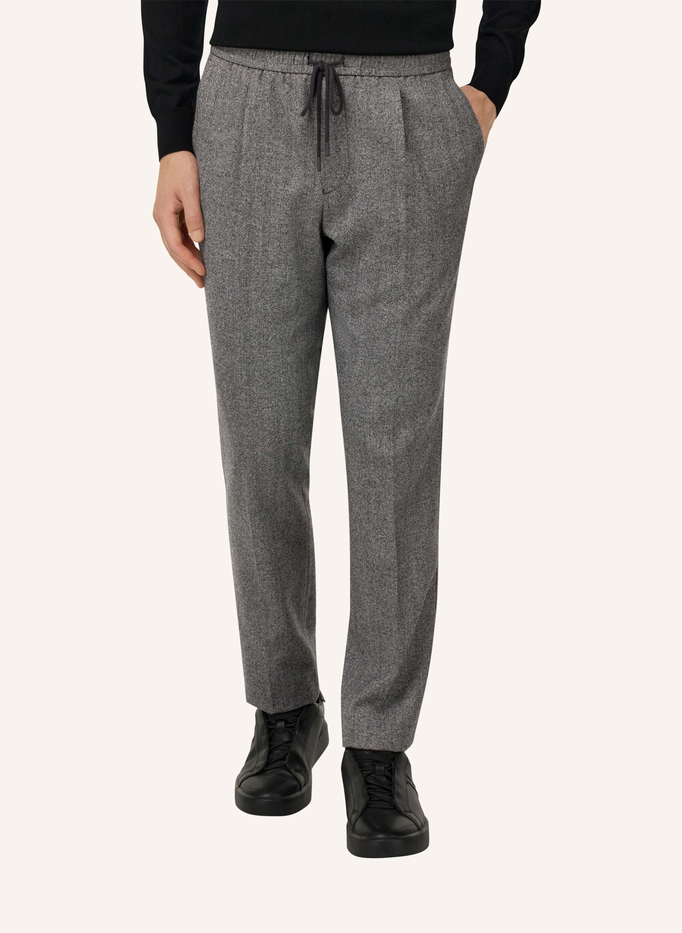 Thumbnail - Boggi Milano Hose Im Jogging-Stil grau