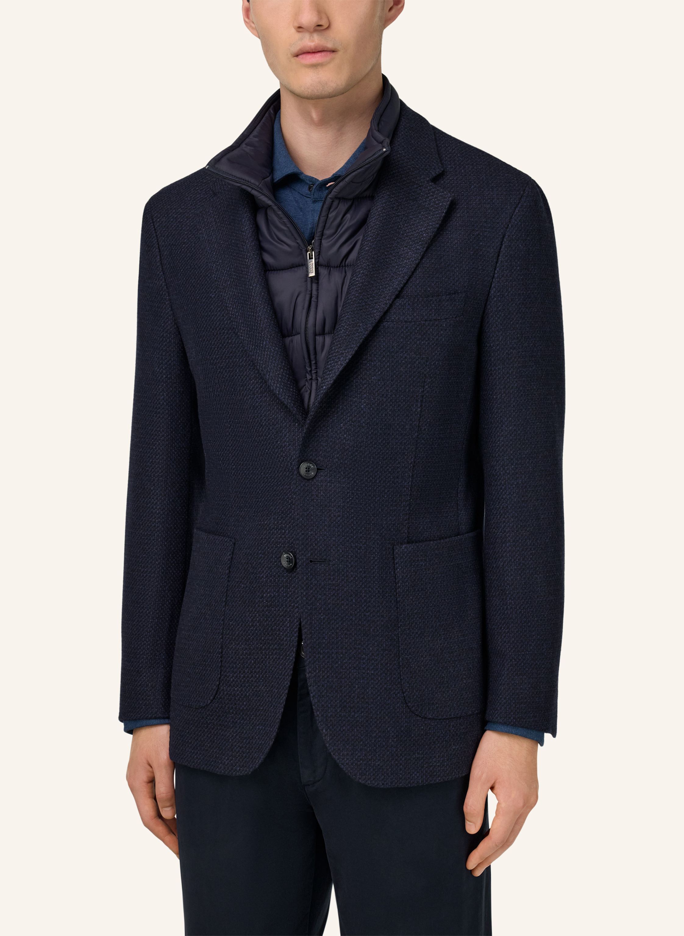 Thumbnail - Boggi Milano Sweat-Sakko blau