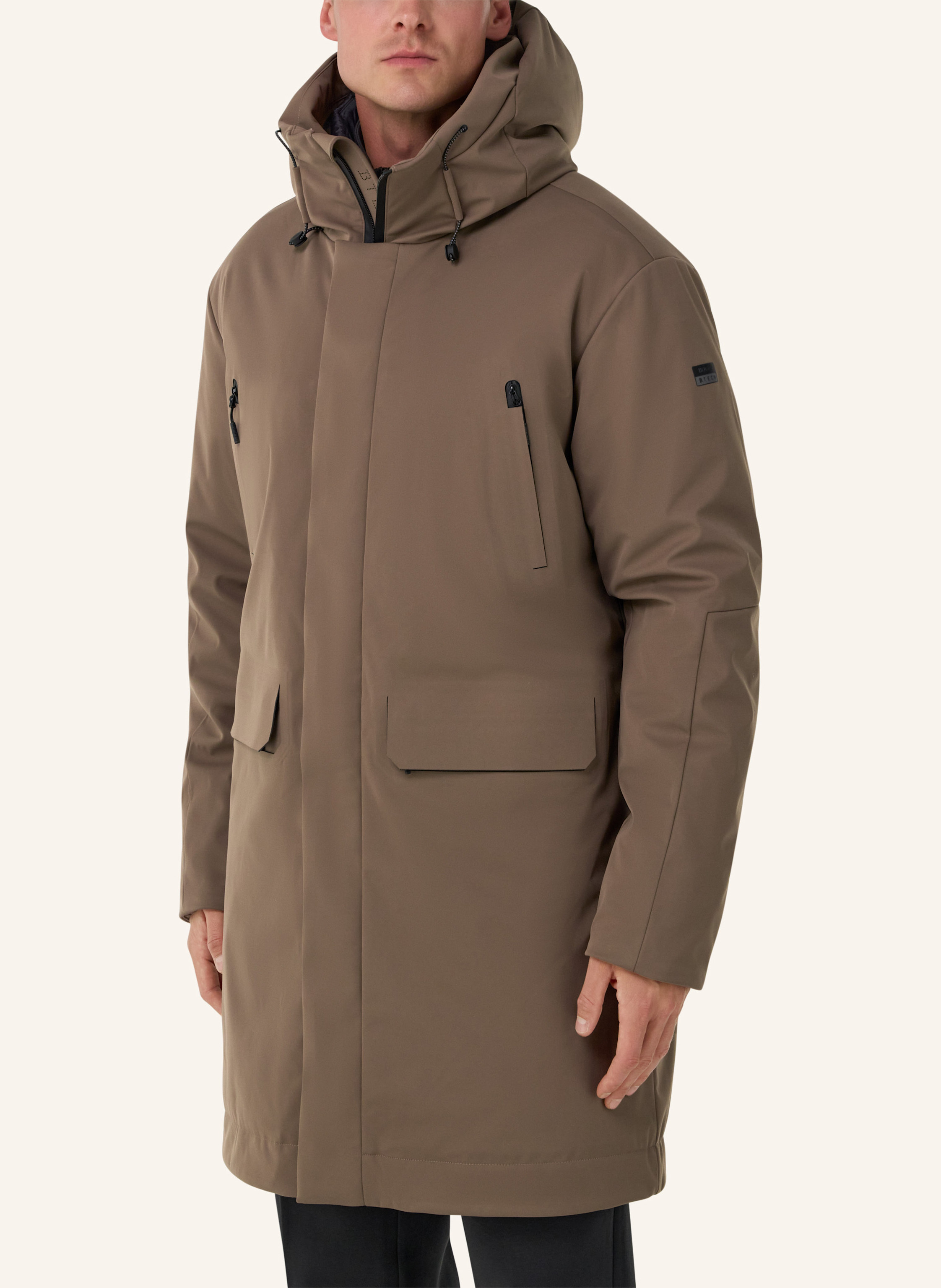 Thumbnail - Boggi Milano Daunenmantel braun