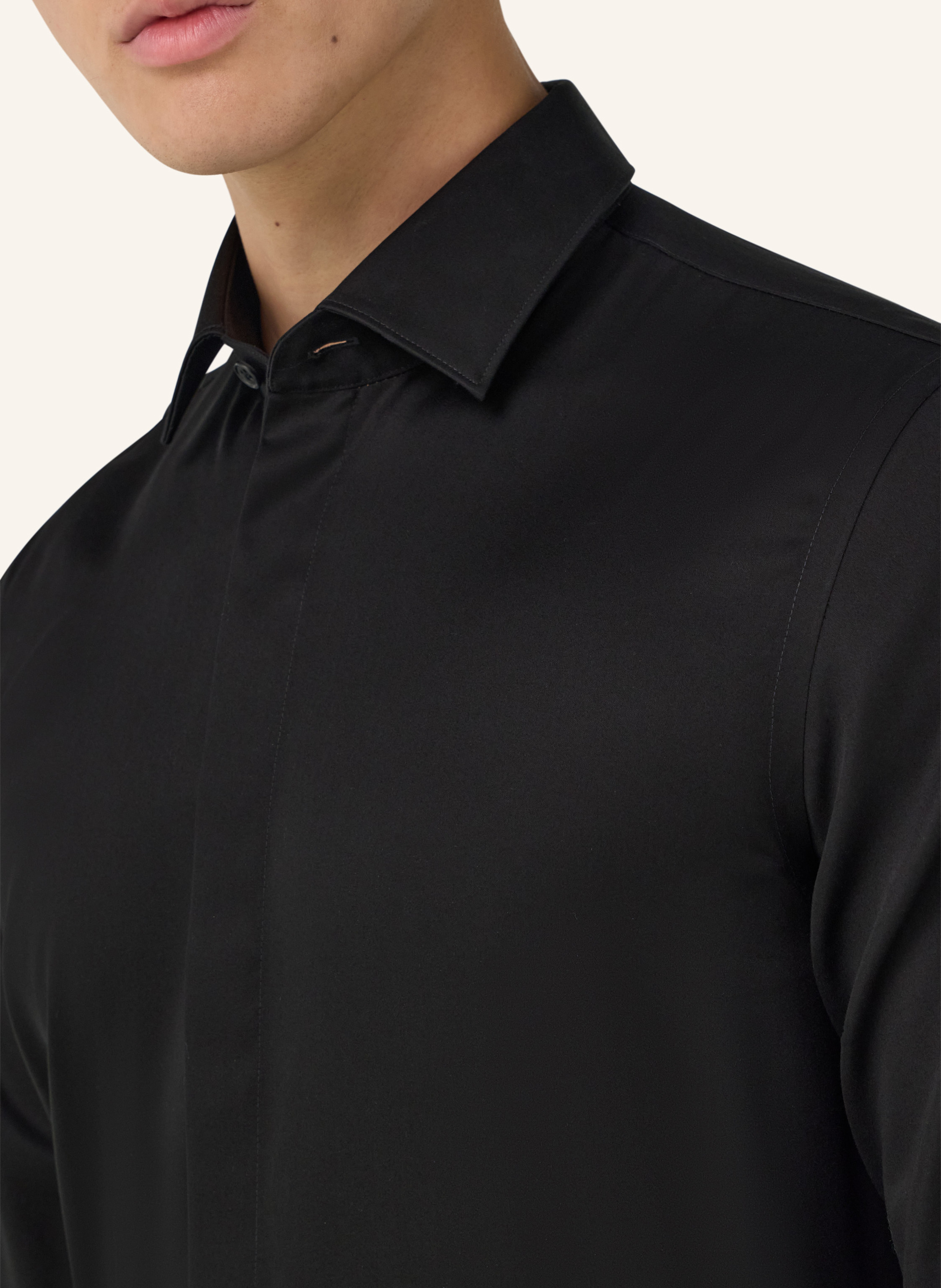 Thumbnail - Boggi Milano Hemd Regular Fit schwarz