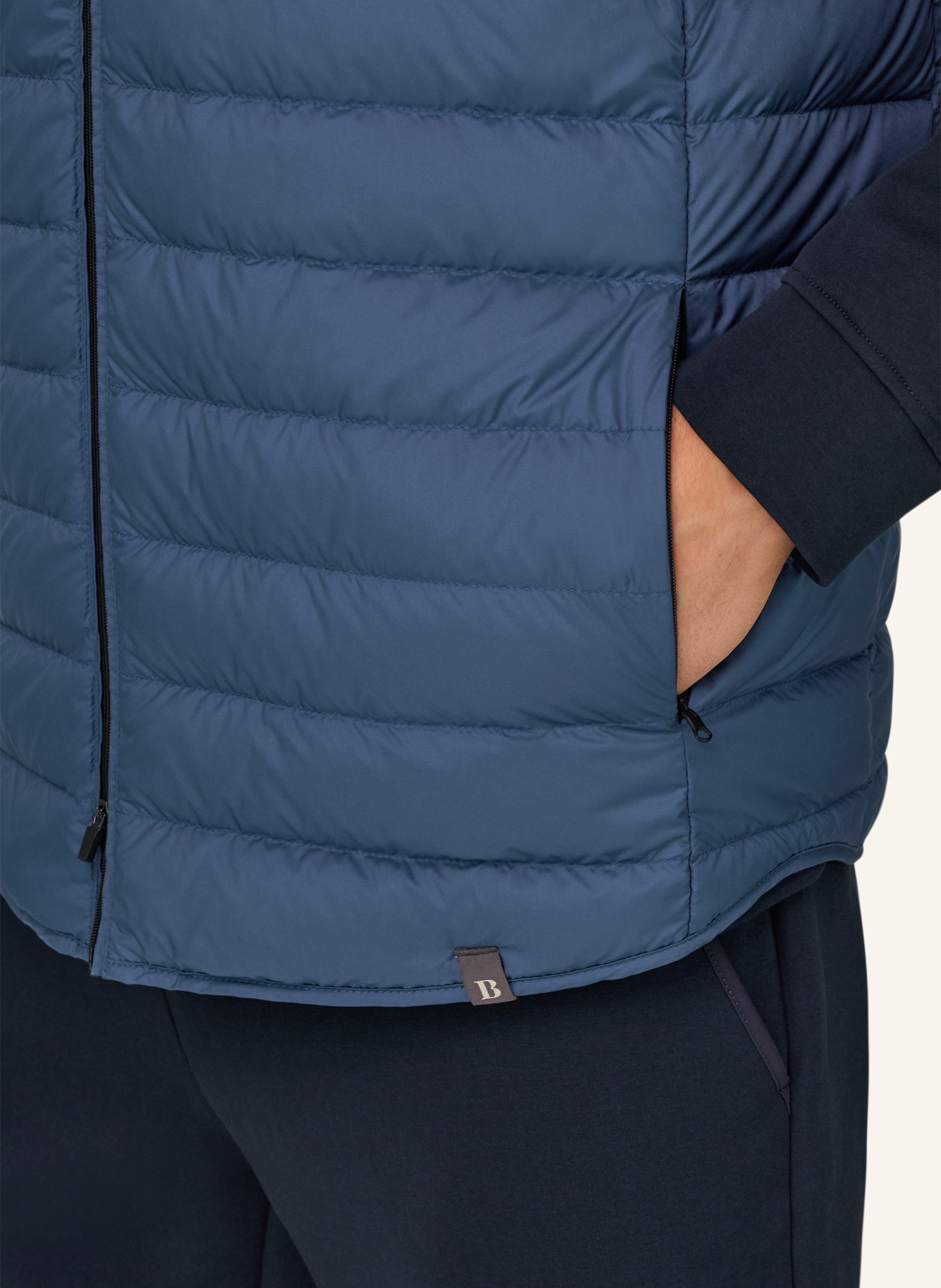 Thumbnail - Boggi Milano Daunenweste Aus Cashmere blau