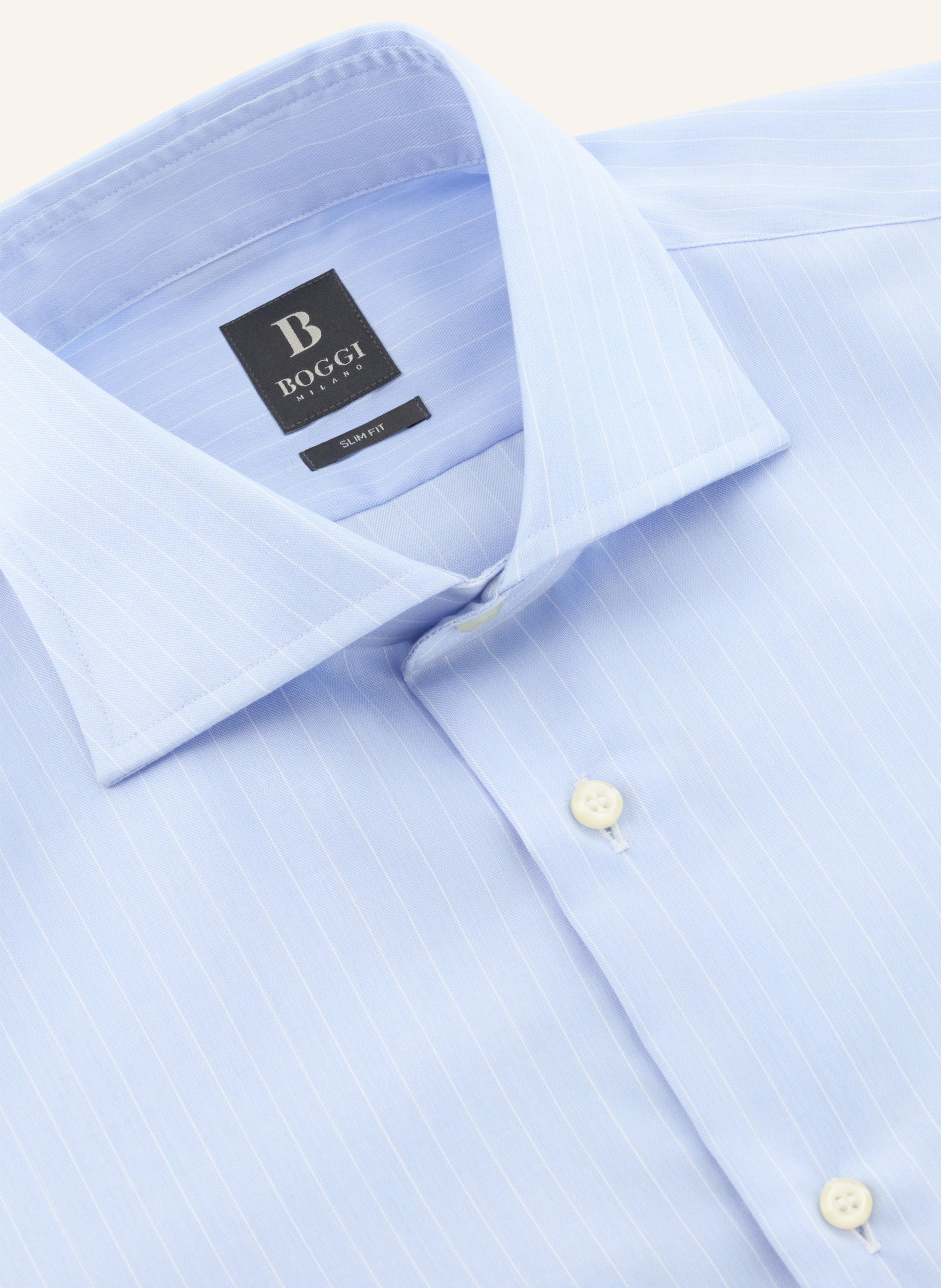 Thumbnail - Boggi Milano Hemd blau