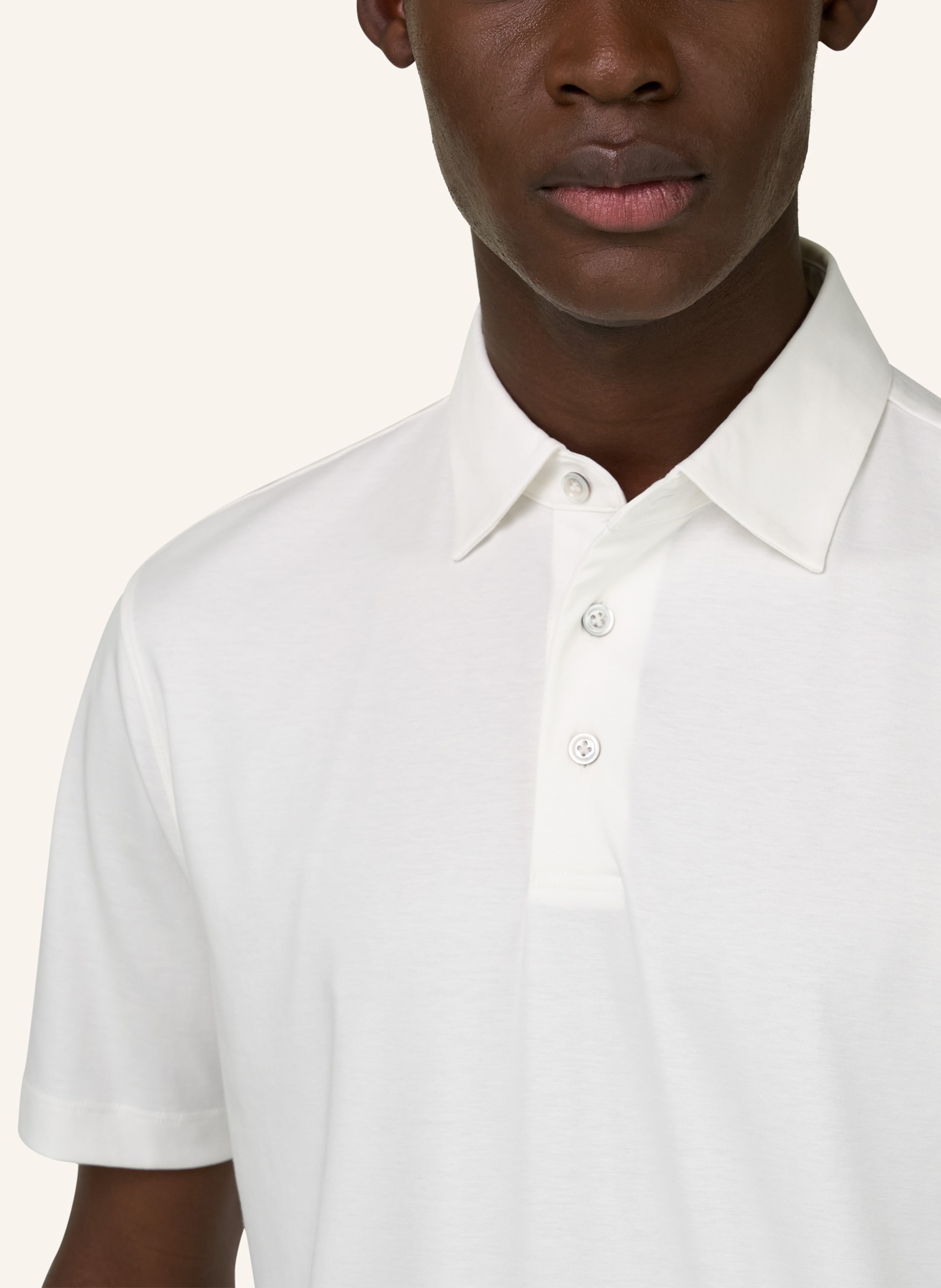 Thumbnail - Boggi Milano Piqué-Poloshirt weiss