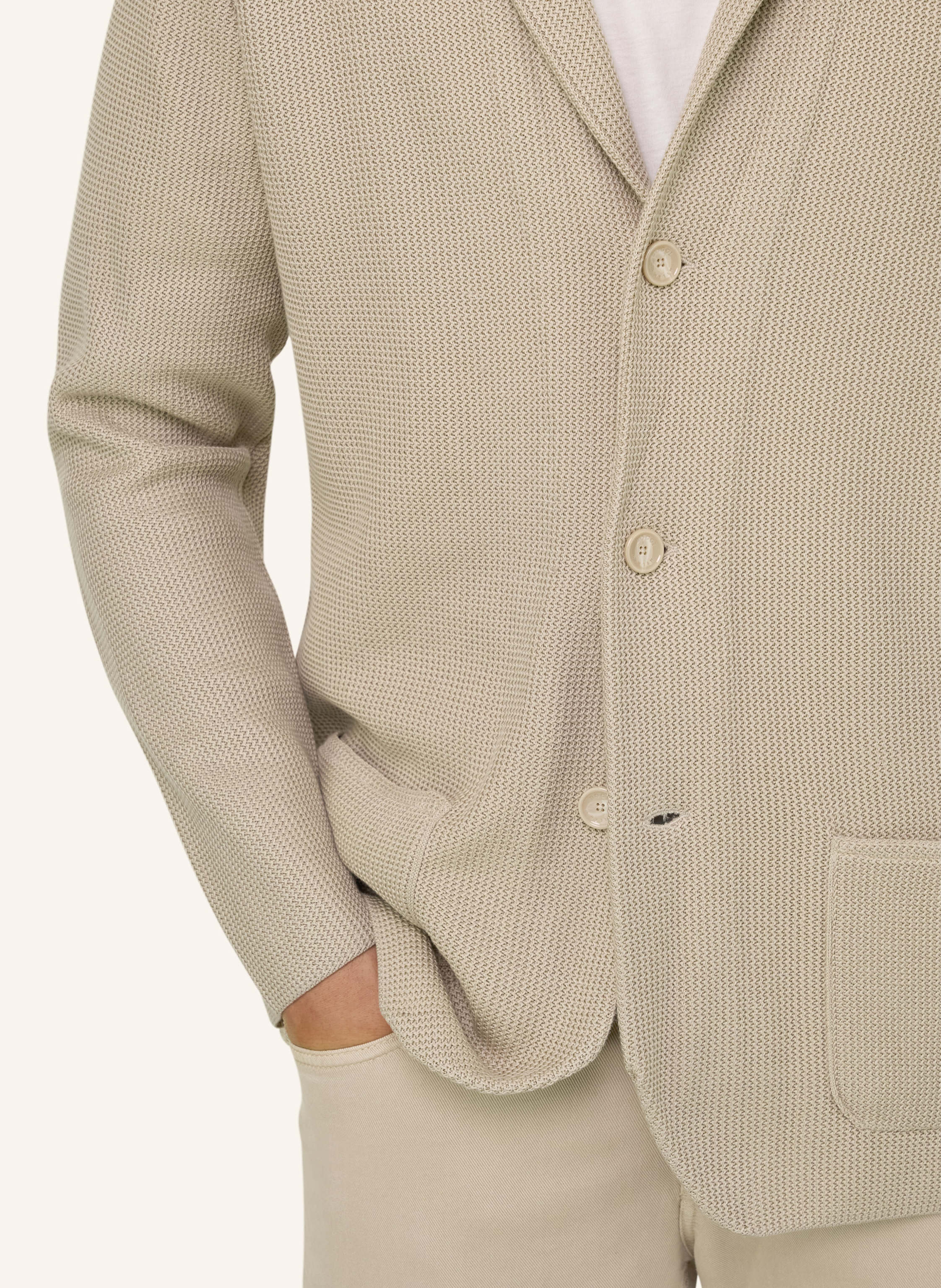 Thumbnail - Boggi Milano Stricksakko braun