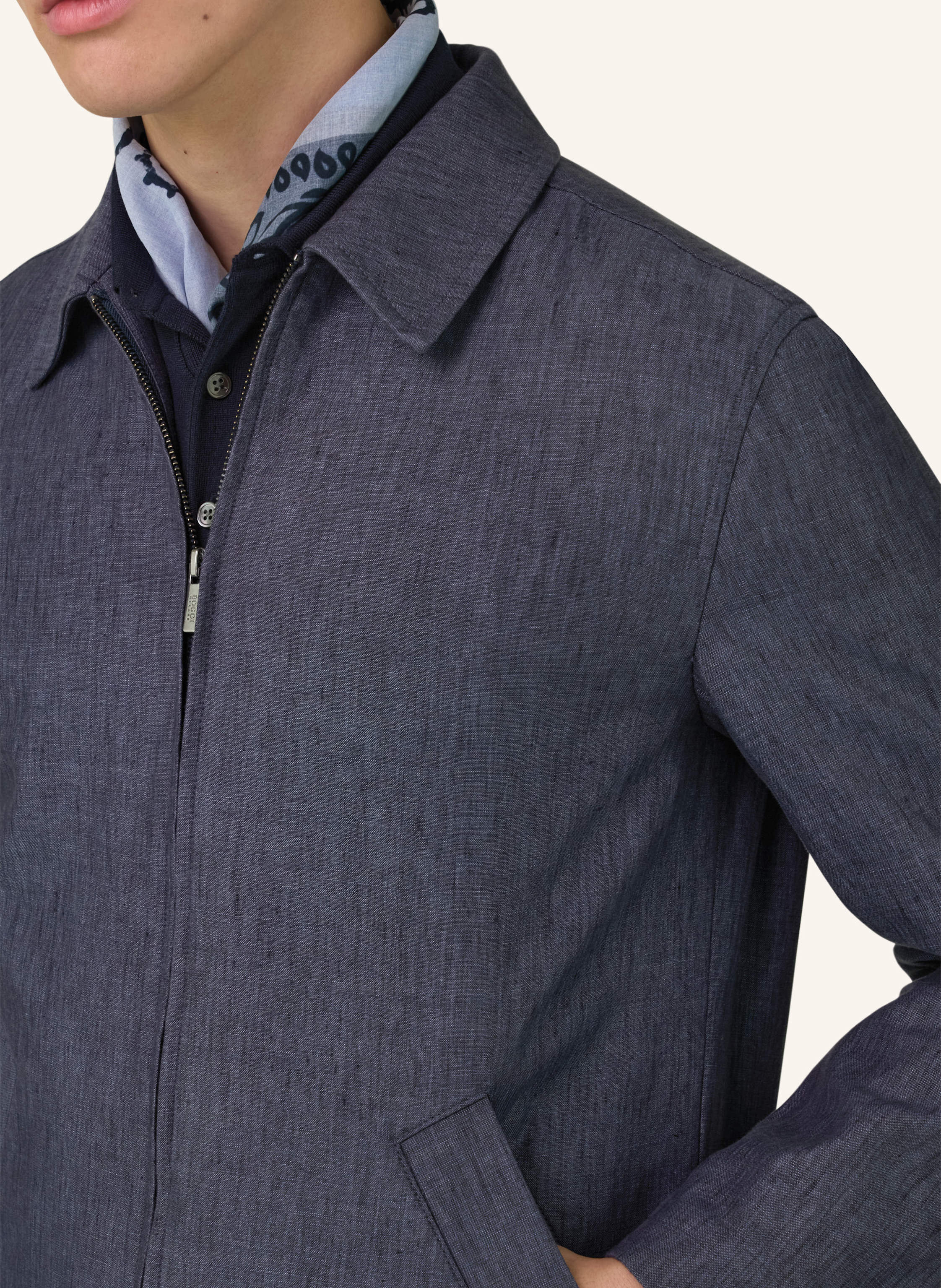 Thumbnail - Boggi Milano Cabanjacke blau