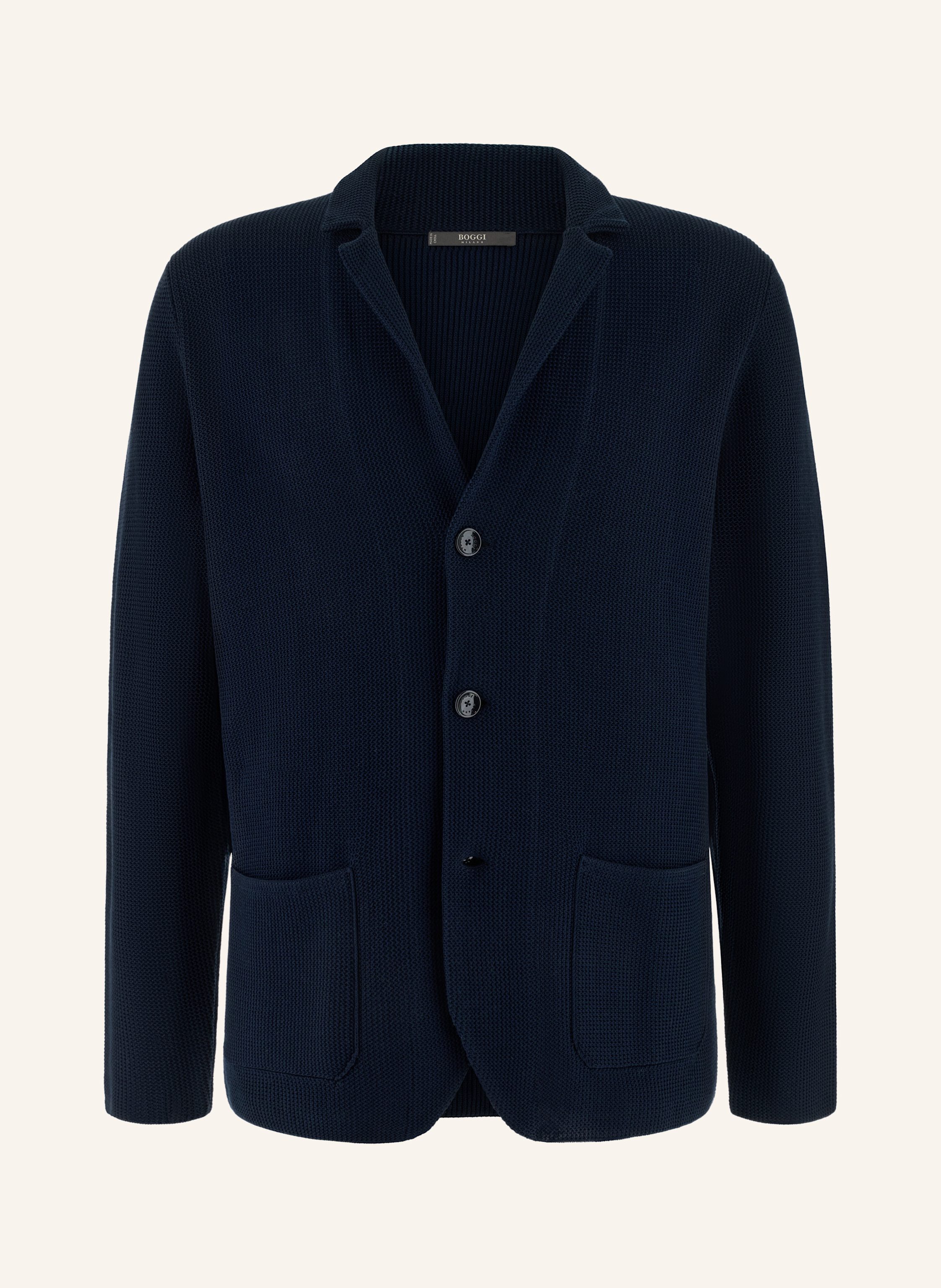 Boggi Milano Stricksakko blau