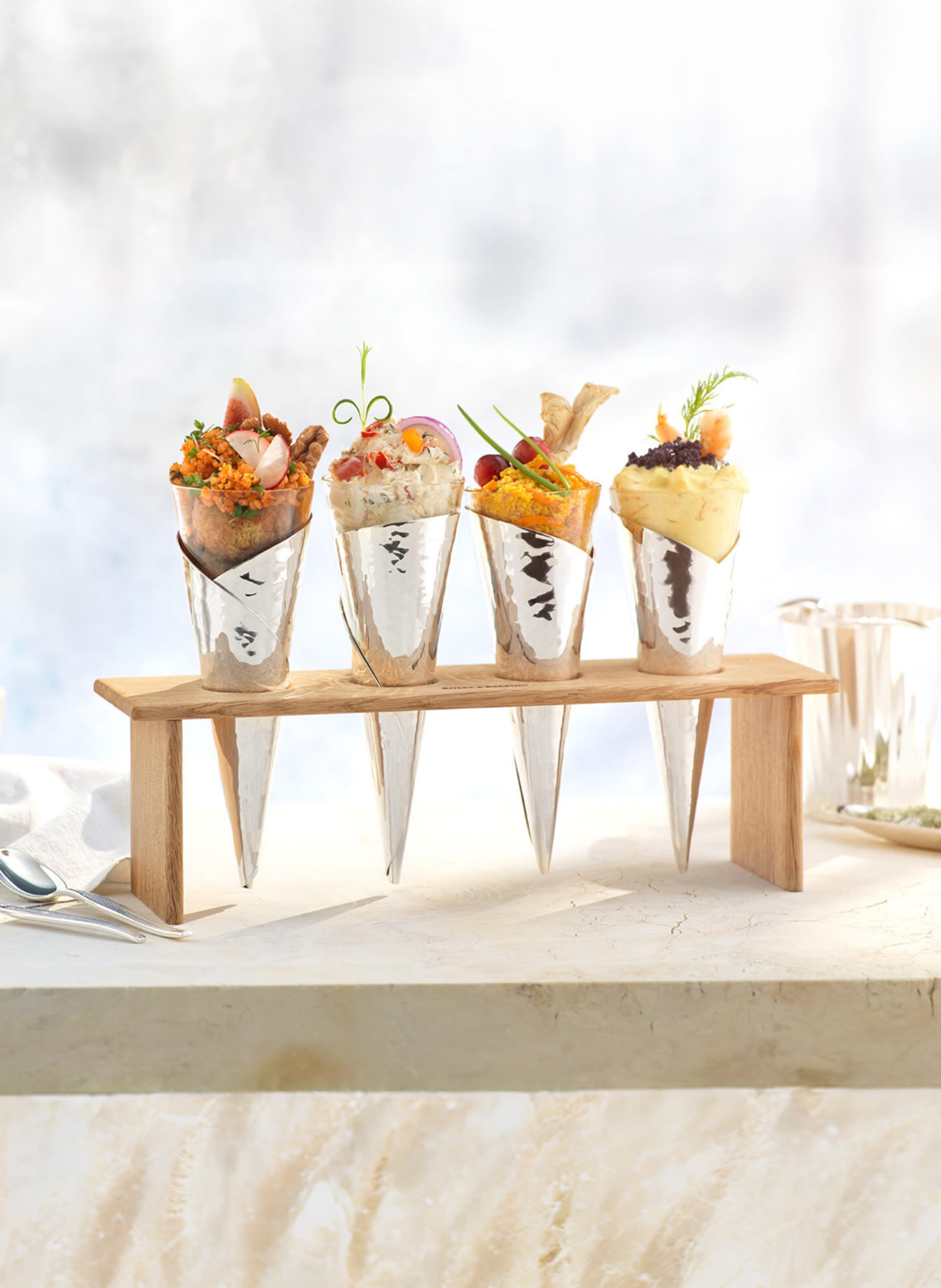 Thumbnail - Robbe & Berking Gourmetwaffel Martelé (90g Versilbert) silber