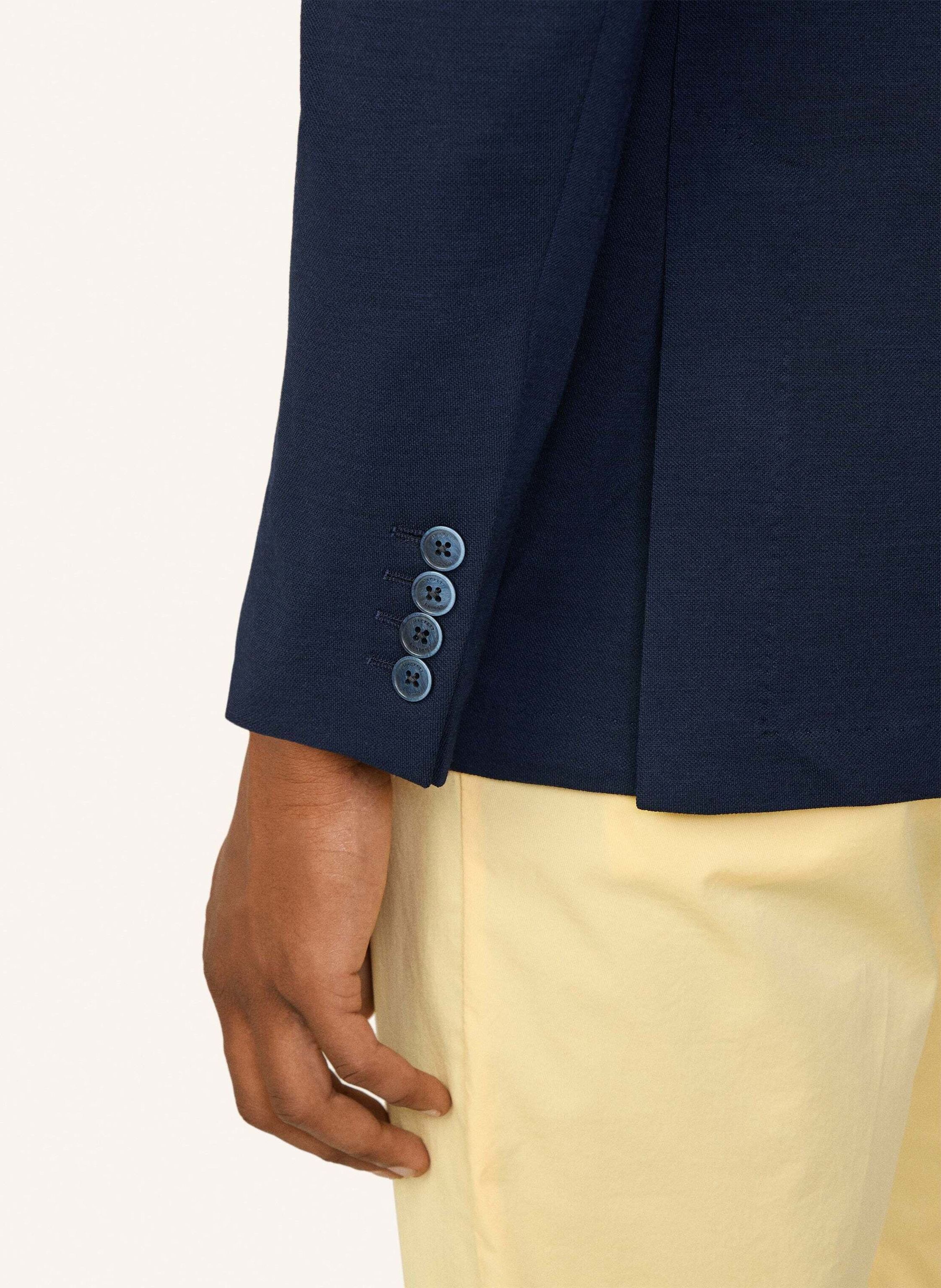 Thumbnail - Hackett London Anzugjacke Ultra Lw Pique Knit blau