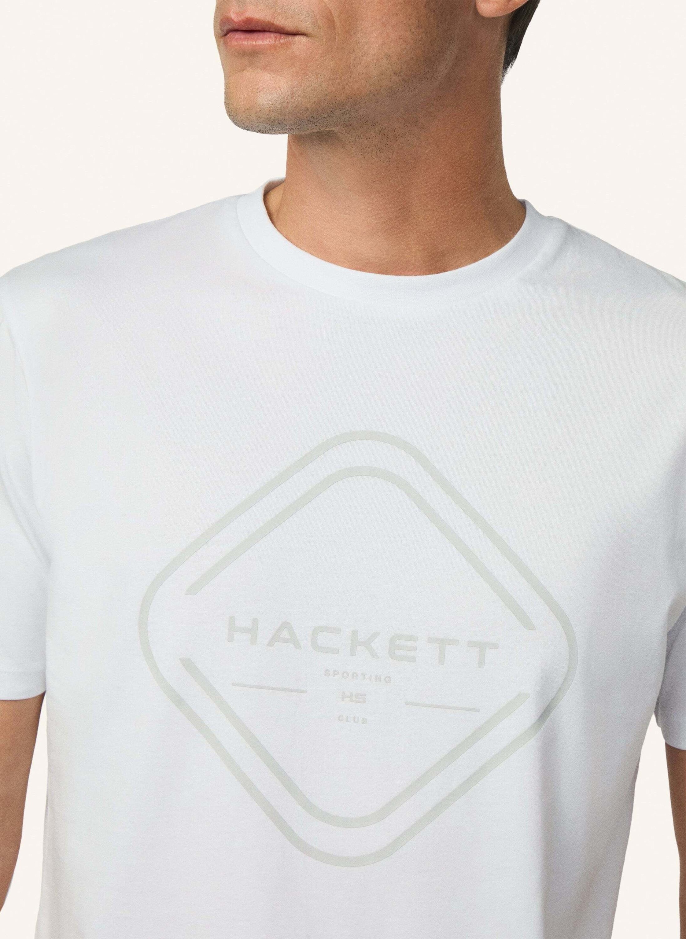 Thumbnail - Hackett London T-Shirt Hs Club House Tee weiss