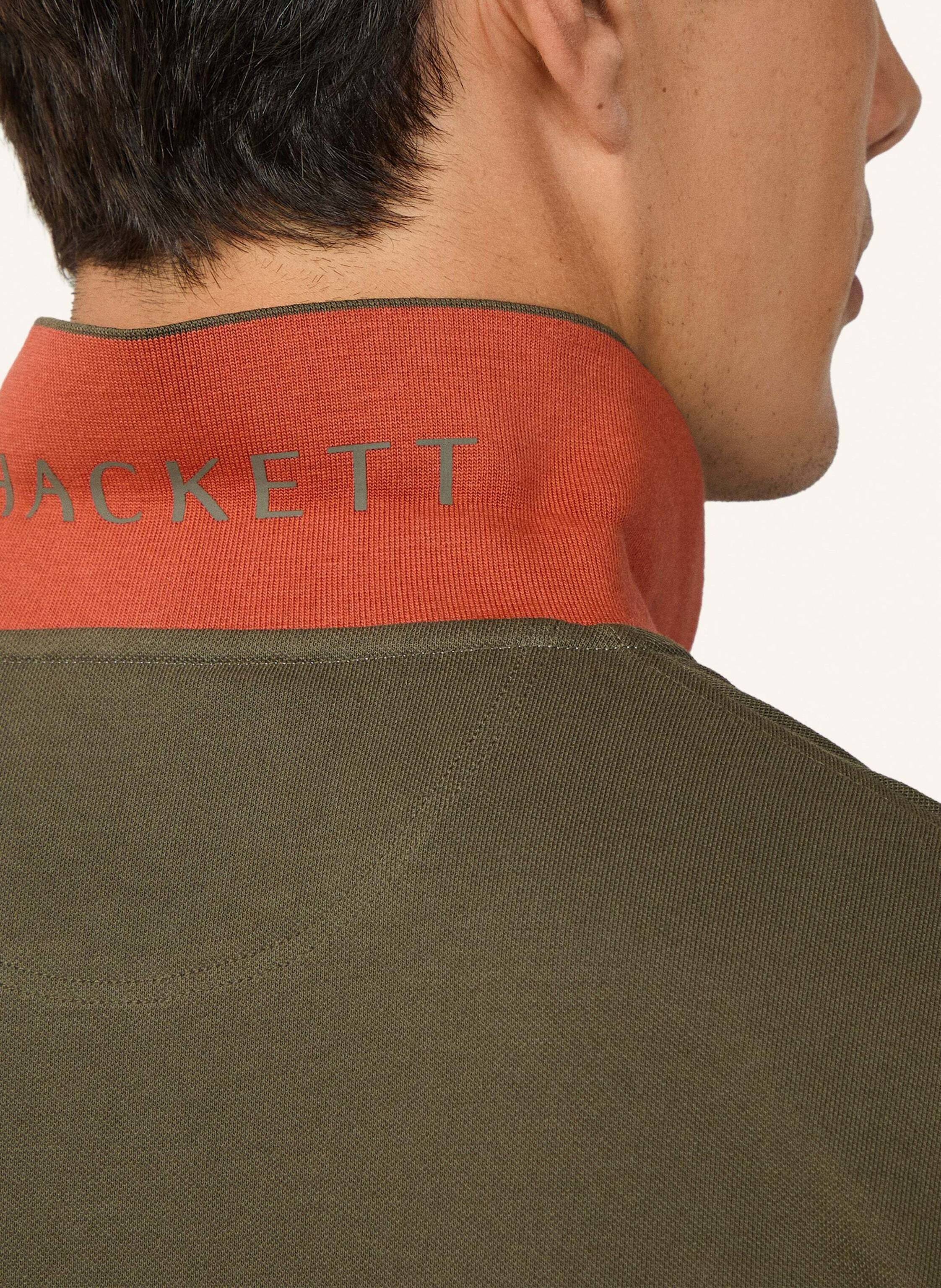 Thumbnail - Hackett London Poloshirt Slim Fit Logo gruen