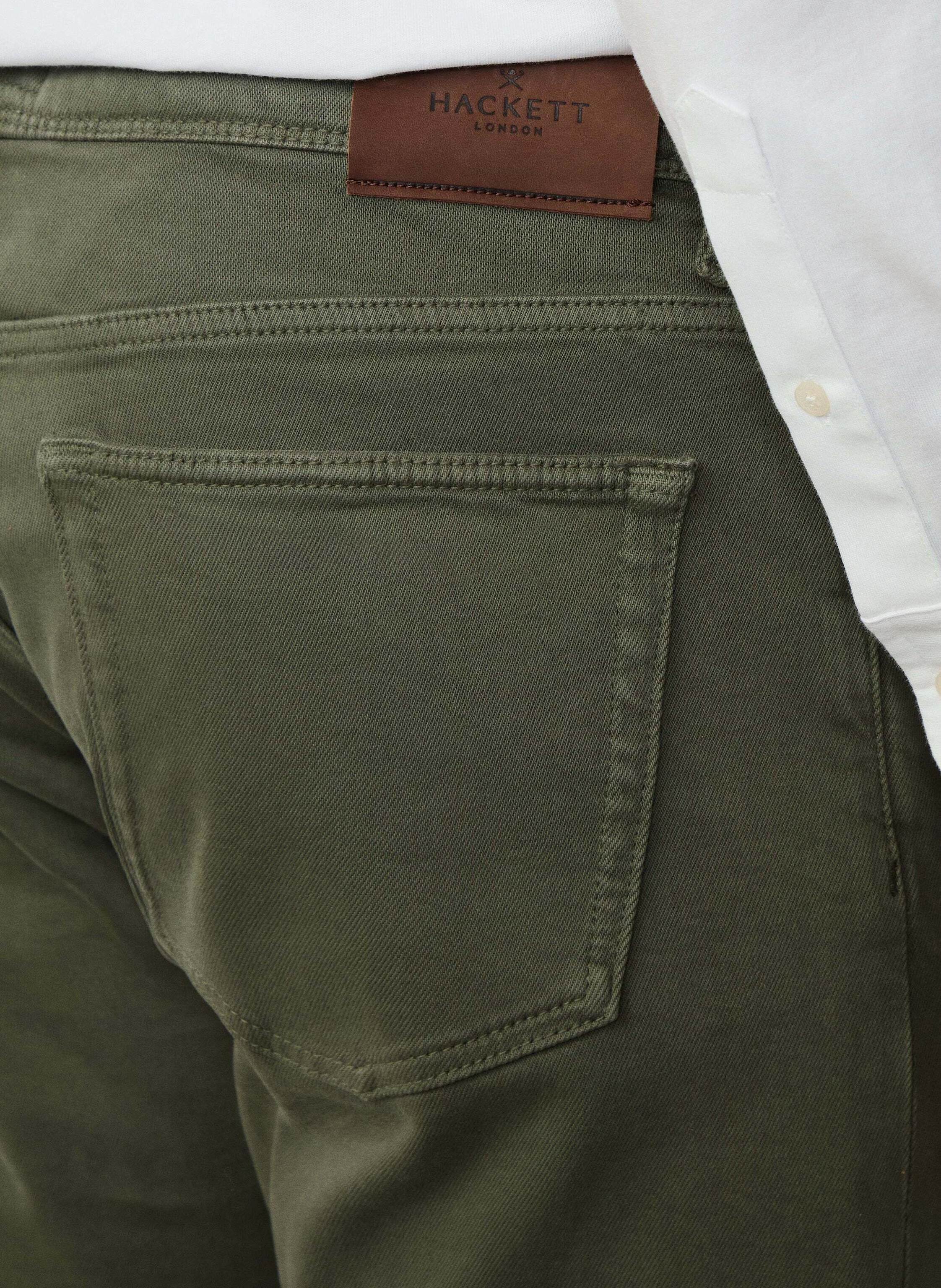 Thumbnail - Hackett London Jeans Overall Coloured Denim gruen