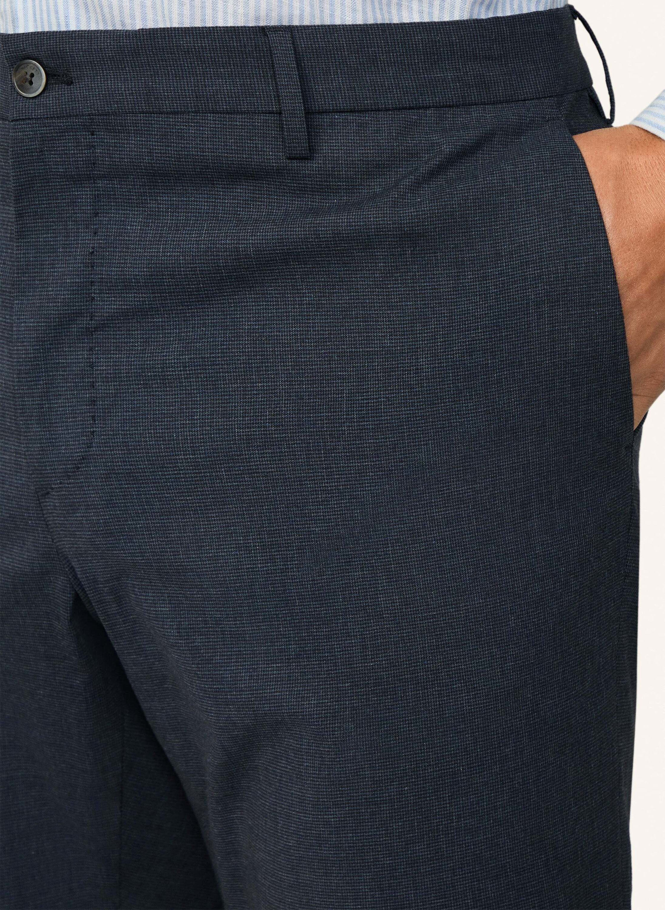 Thumbnail - Hackett London Chino Latino Gingham Trs blau