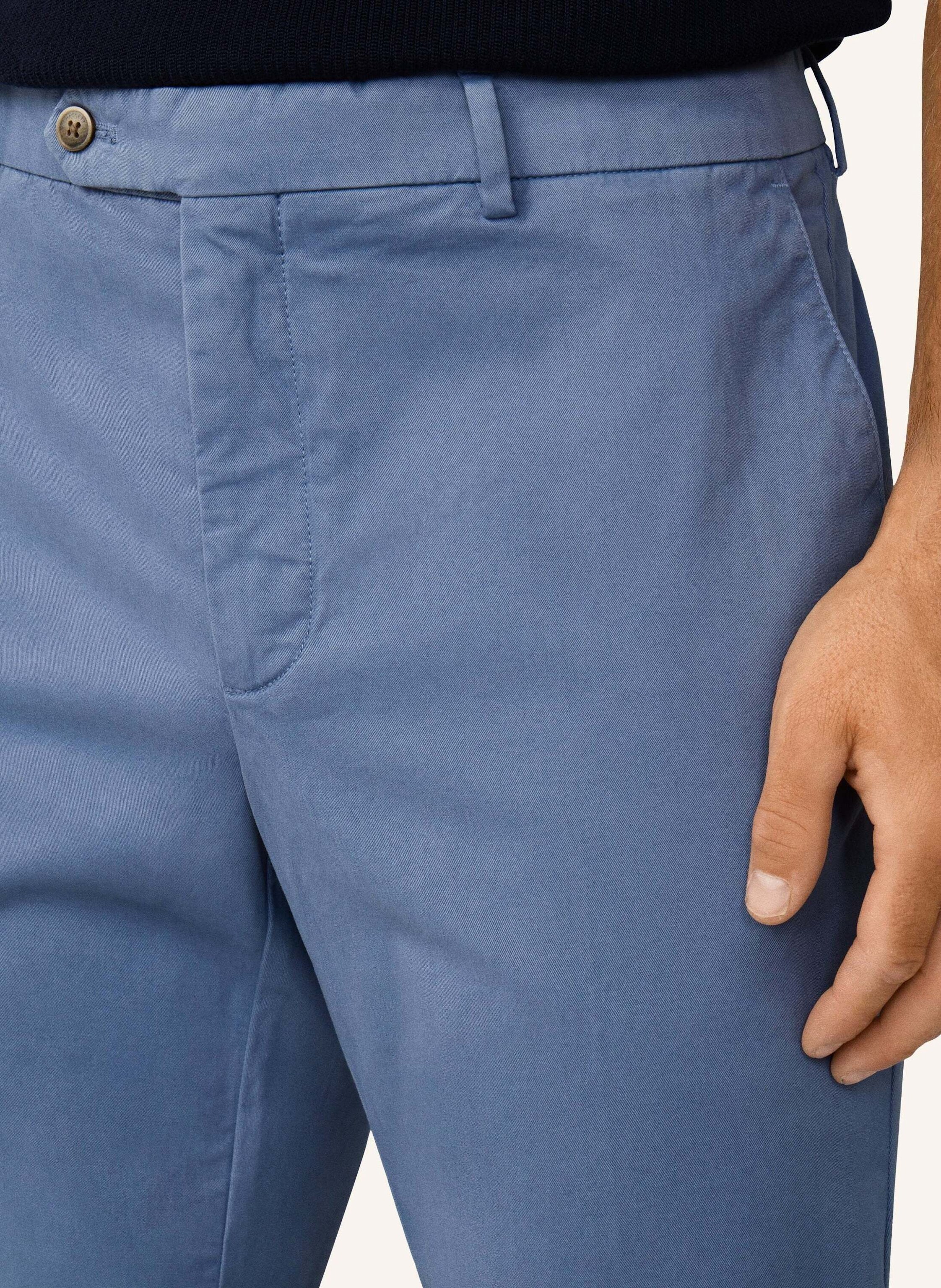 Thumbnail - Hackett London Chino Kensington Slim Fit blau