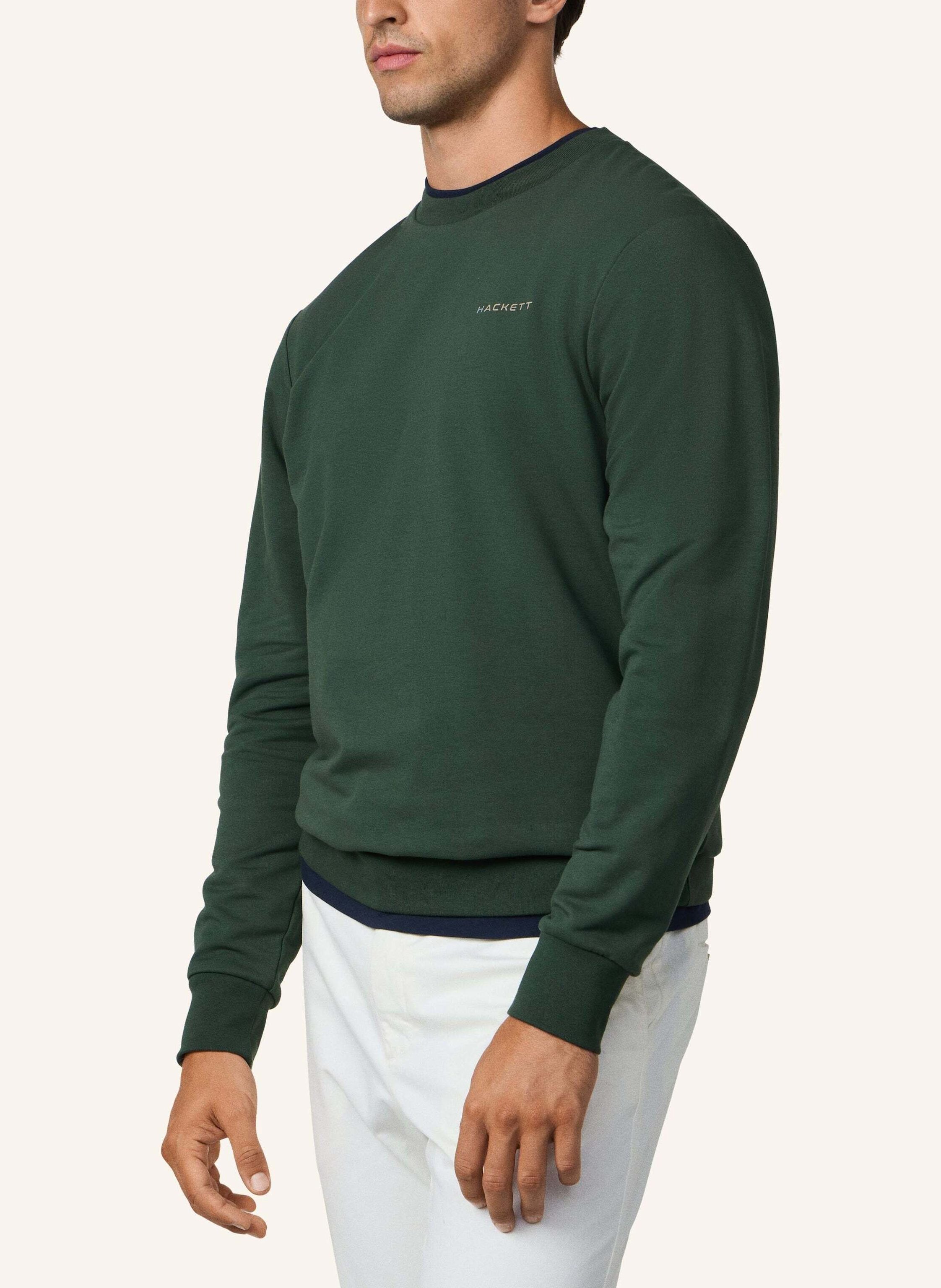 Thumbnail - Hackett London Sweatshirt Hs Essential Crew gruen