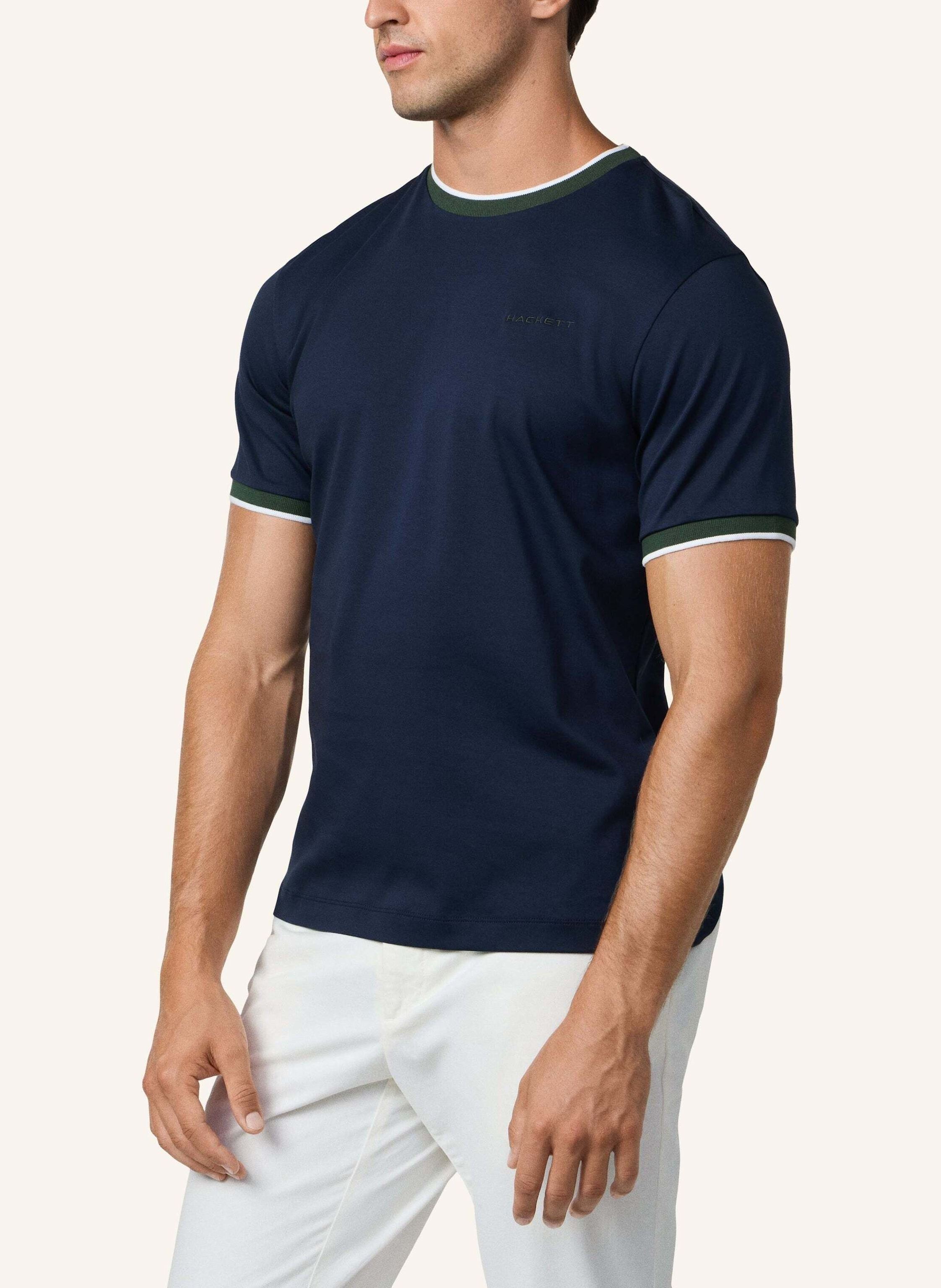 Thumbnail - Hackett London T-Shirt Hs Club Collar Tee blau