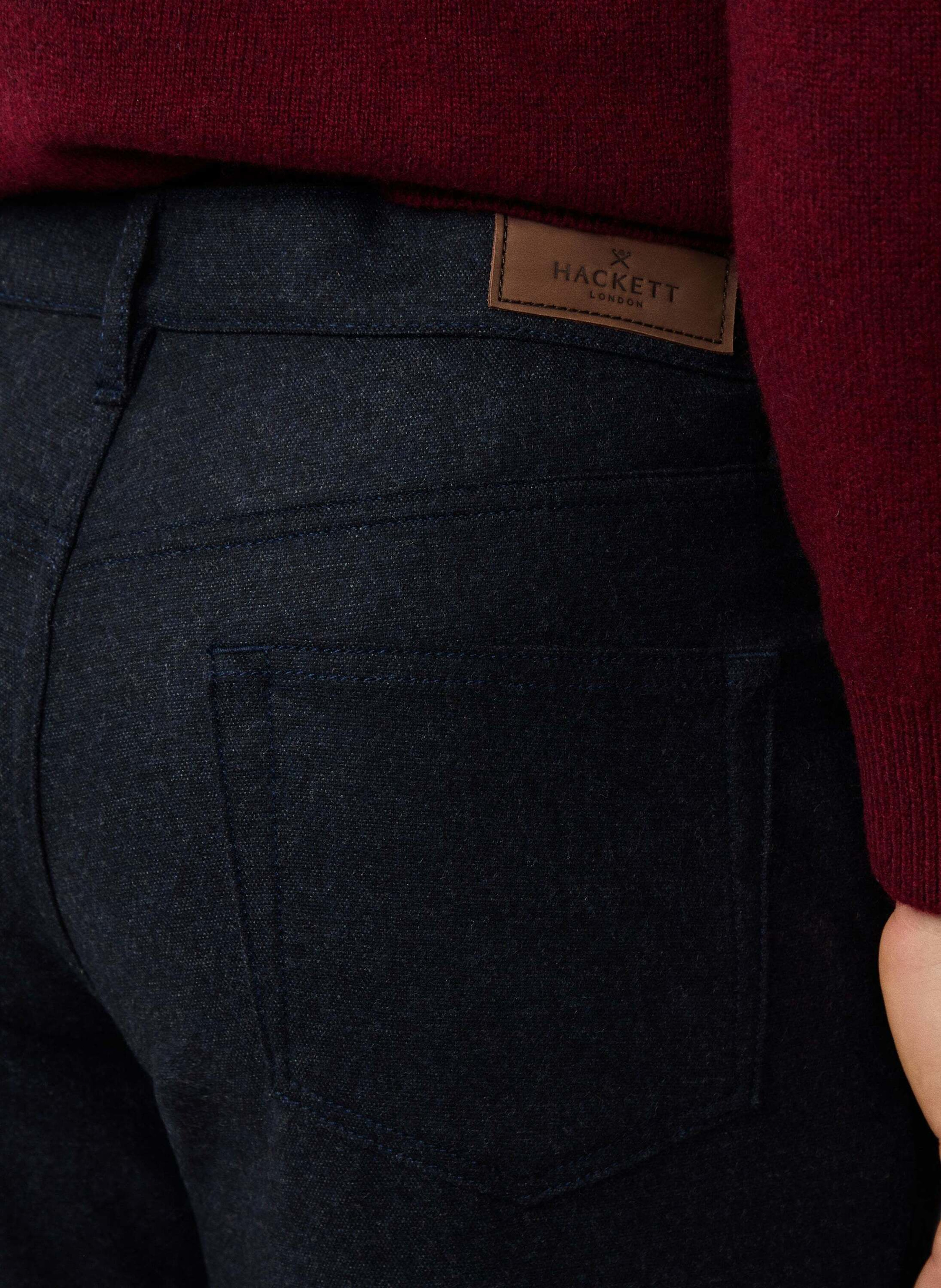 Thumbnail - Hackett London 5-Pocket Flannel 5 Pkt blau