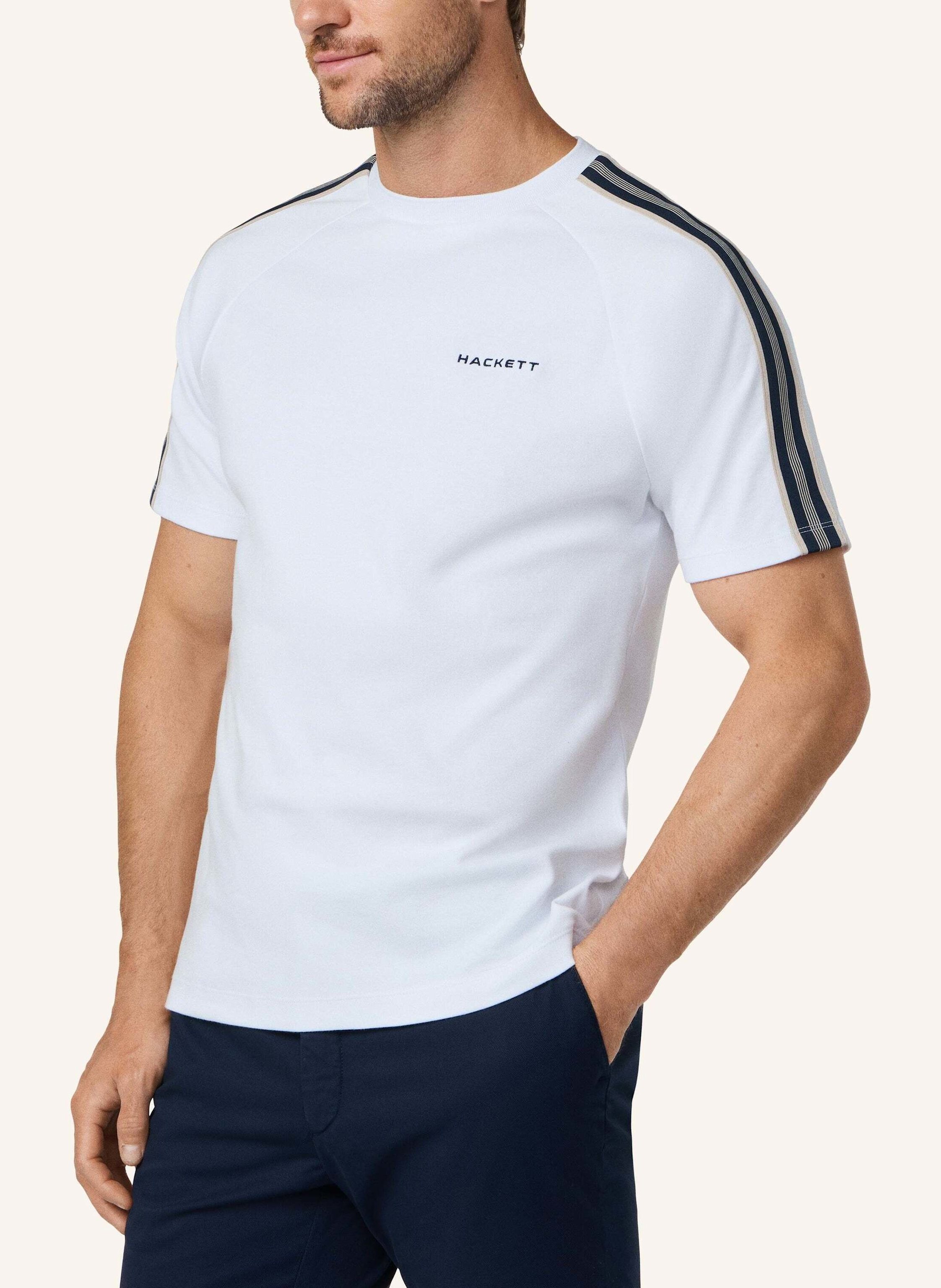 Thumbnail - Hackett London T-Shirt Hs Tape Tee weiss