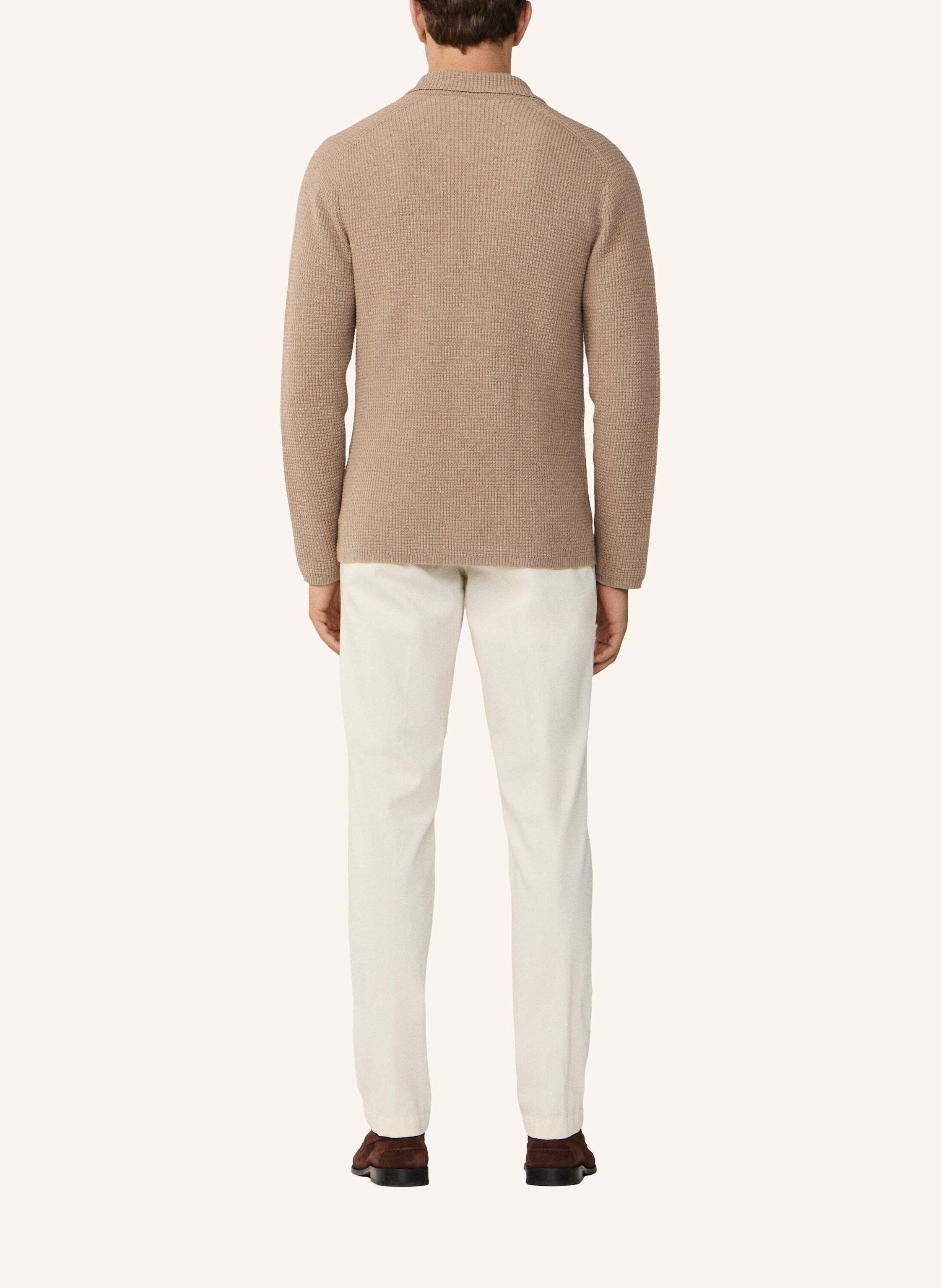 Thumbnail - Hackett London Strickjacken Cardigan Soft Knit Blazer beige